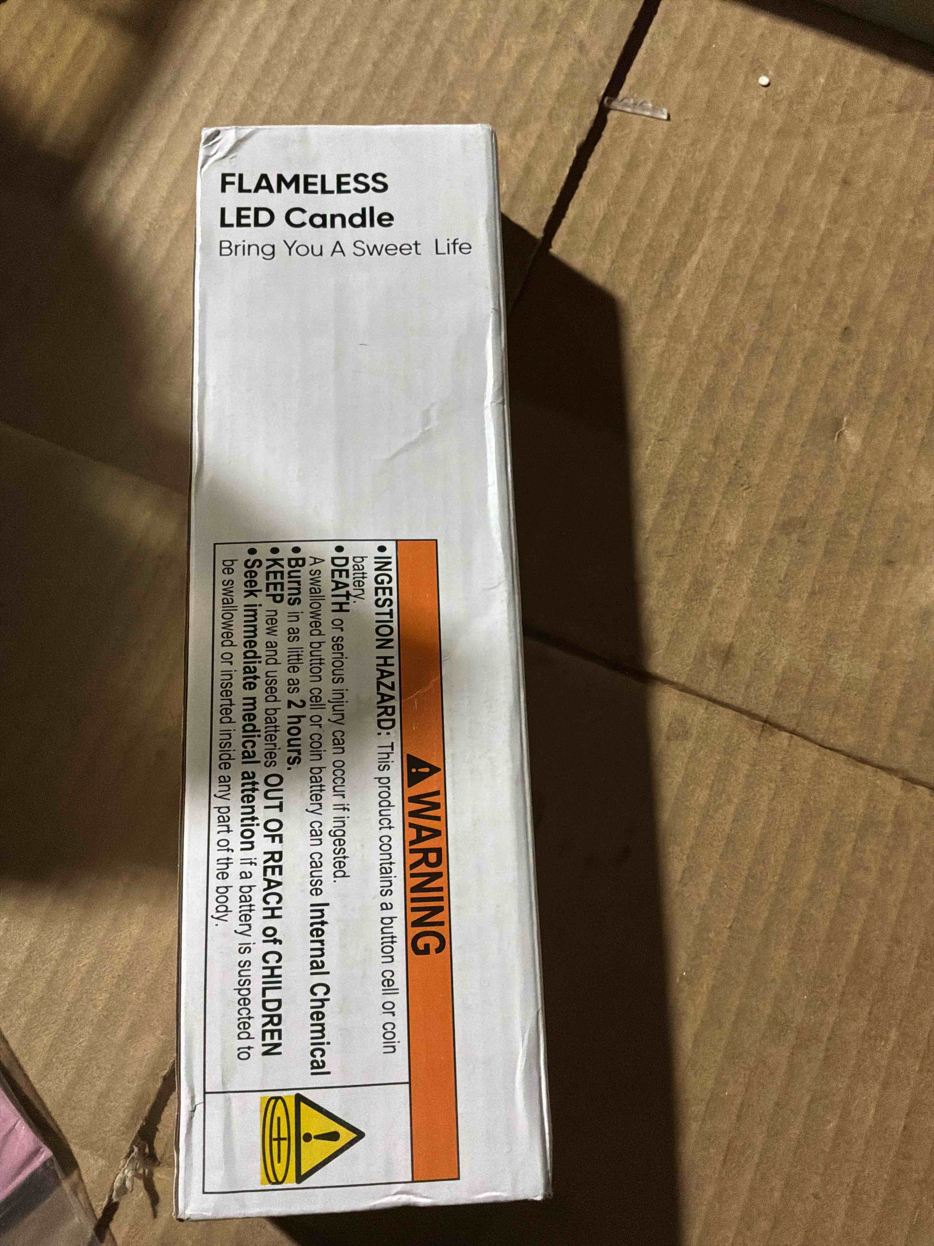 Condition photo showing New/Like New for Homemory 2 Pcs Real Wax Made Flameless Taper Candles with Remote and Timer, 9.6" Ivory Battery Operated Candle Stick Flickering, Led Taper Candles with Lifelike Flame for Indoor Home Decor A-Ivory Candles