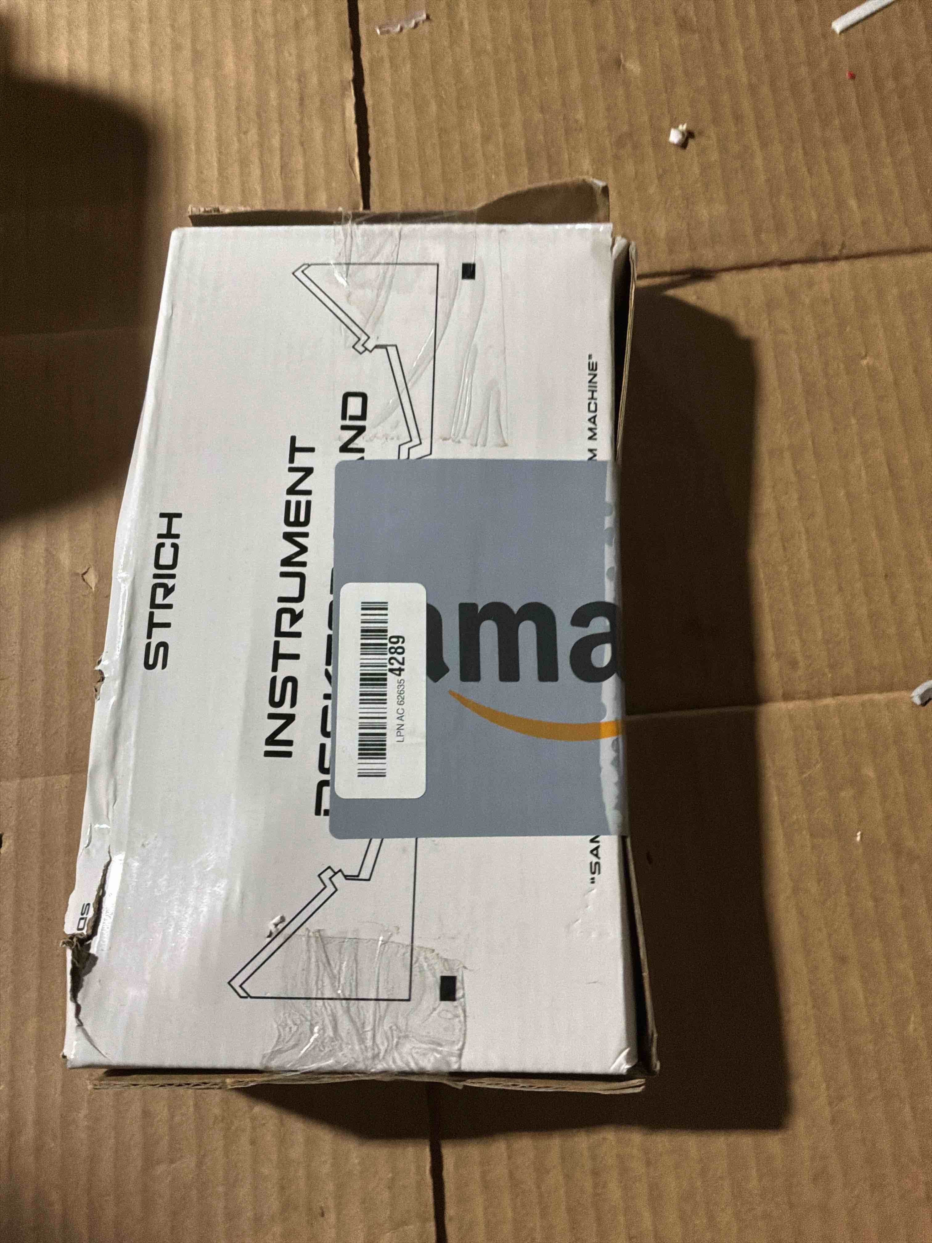 Condition photo showing New/Like New for STRICH Desktop Stand for Sampler/Synth/MIDI Controller/Drum Machine, Adjustable Length from 10.6" – 18.5", Black, SDS-10