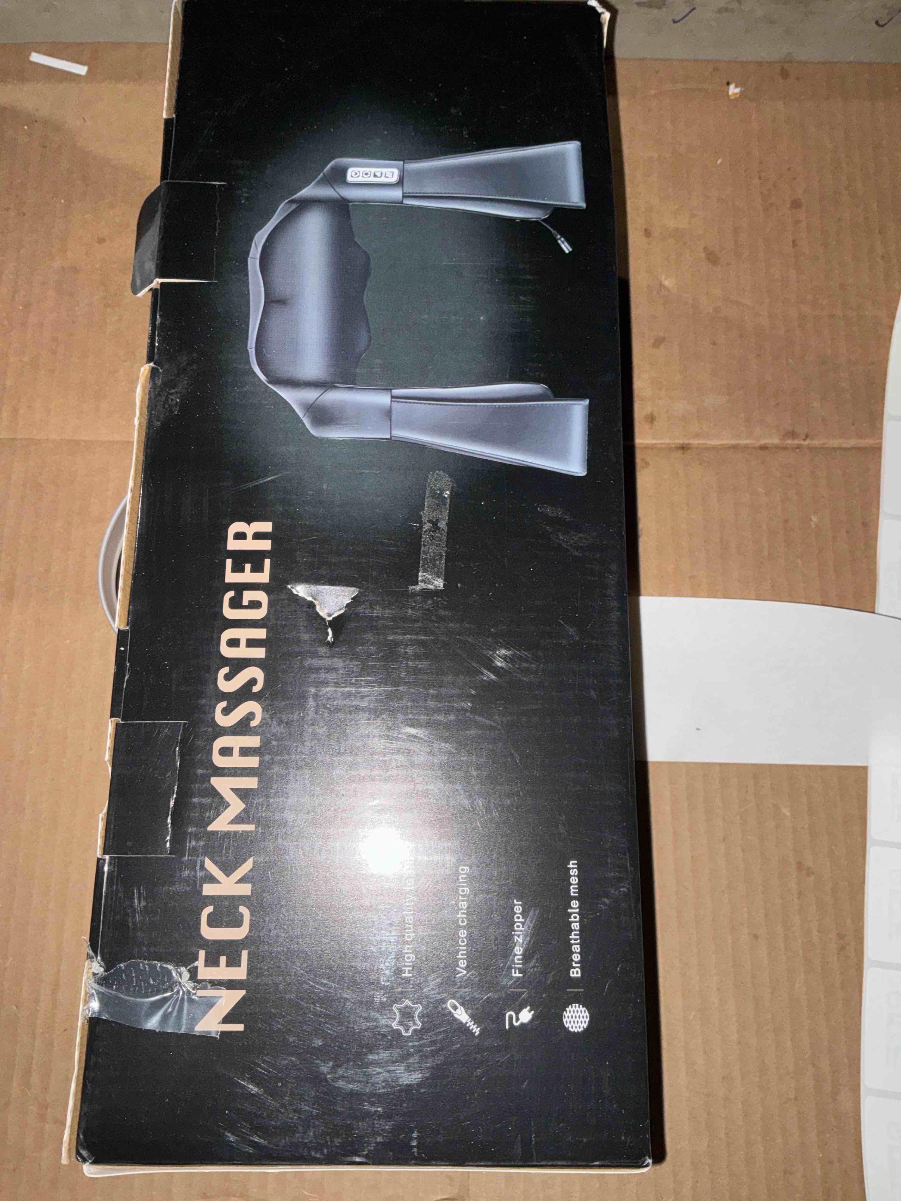 Condition photo showing New/Like New for AERLANG Shiatsu Back and Neck Massager, Back Massager Deep Tissue Kneading Neck and Shoulder Massage with Heat, Electric Massage Pillow Fathers Day Gift Ideas from Daughter Son(NOT Cordless) Black