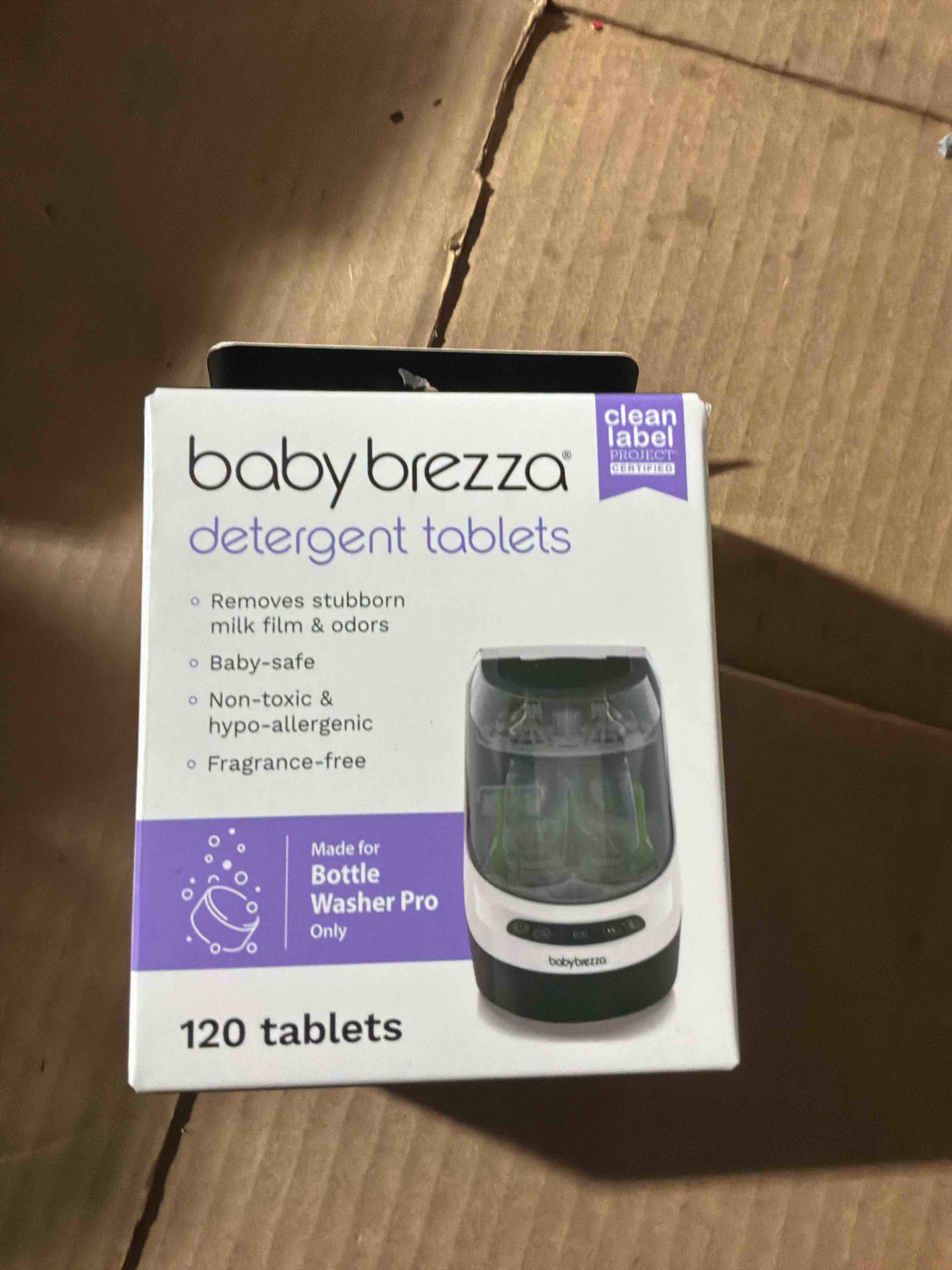 Condition photo showing New/Like New for Baby Brezza Universal Detergent Soap Tablets for Baby Brezza Bottle Washer Pro and All Brands of Bottle Washers, 120 Tablets Soap Tablets 120 Count (Pack of 1)