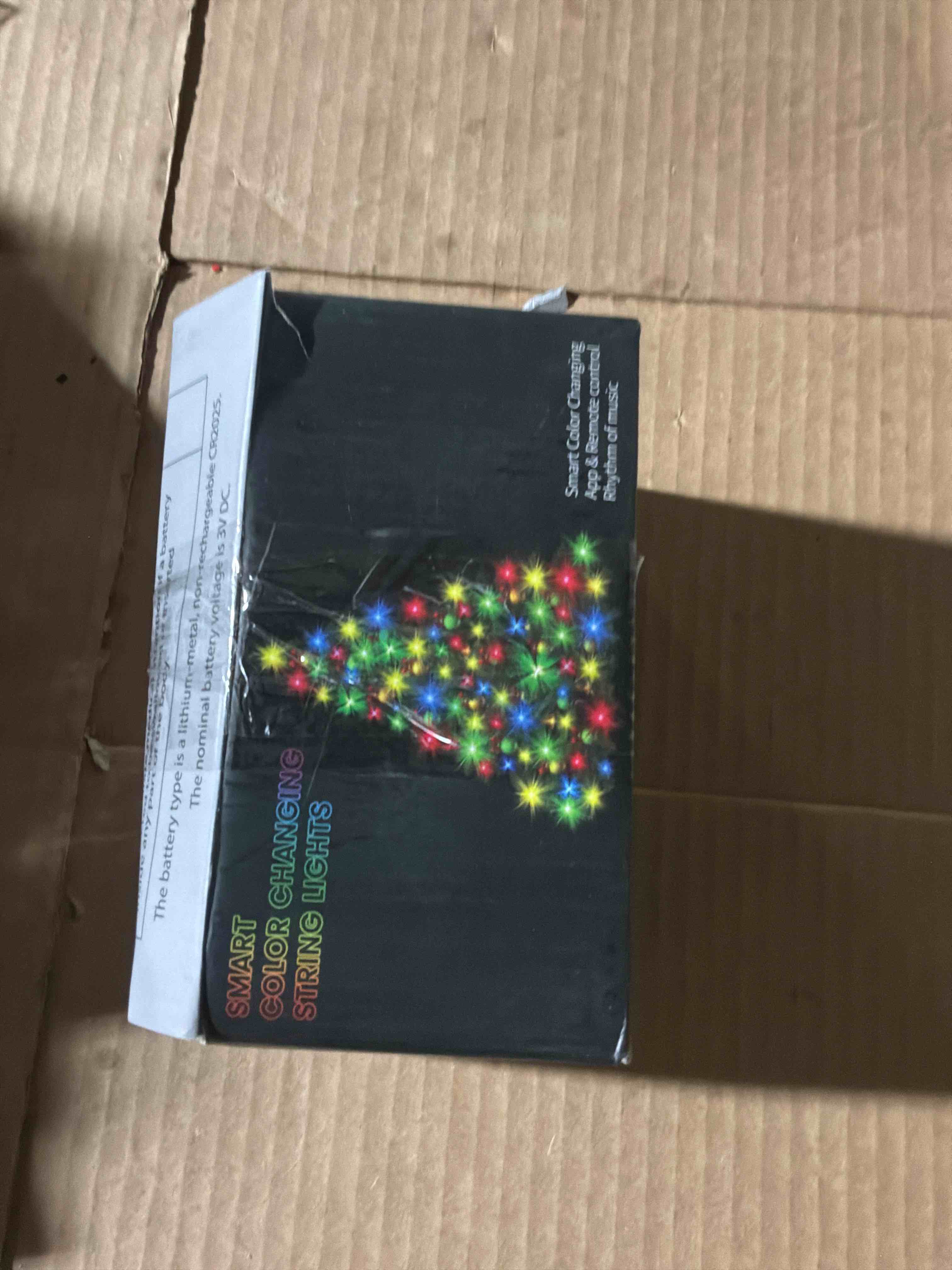 Condition photo showing Good Condition for 240LED Smart Color Changing Christmas Lights App Controlled, 95FT Waterproof RGB Twinkle String Light Music Sync Multiple Modes, Christmas Lights with Remote & Timer Indoor Outdoor Xmas Decorations RGB-APP 240 LED Smart