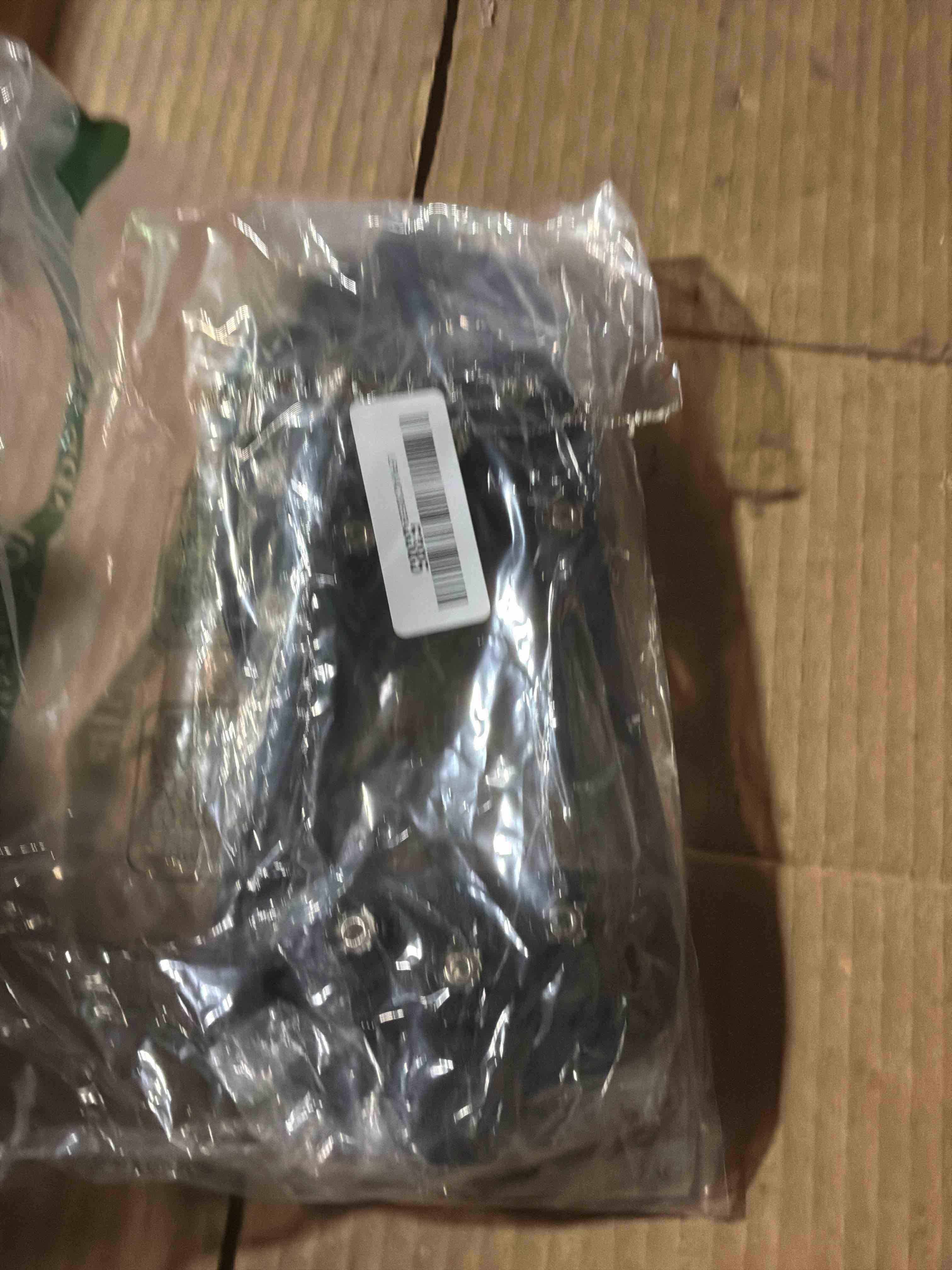 Condition photo showing New/Like New for 2 Pairs Non Slip Gripper Spike Ice Traction Cleats Walk Traction Cleat Durable Ice Snow Grips for Shoes, Boot with 8 Steel Studs Crampons Large: Women (10-11.5) / Men (8.5-10)