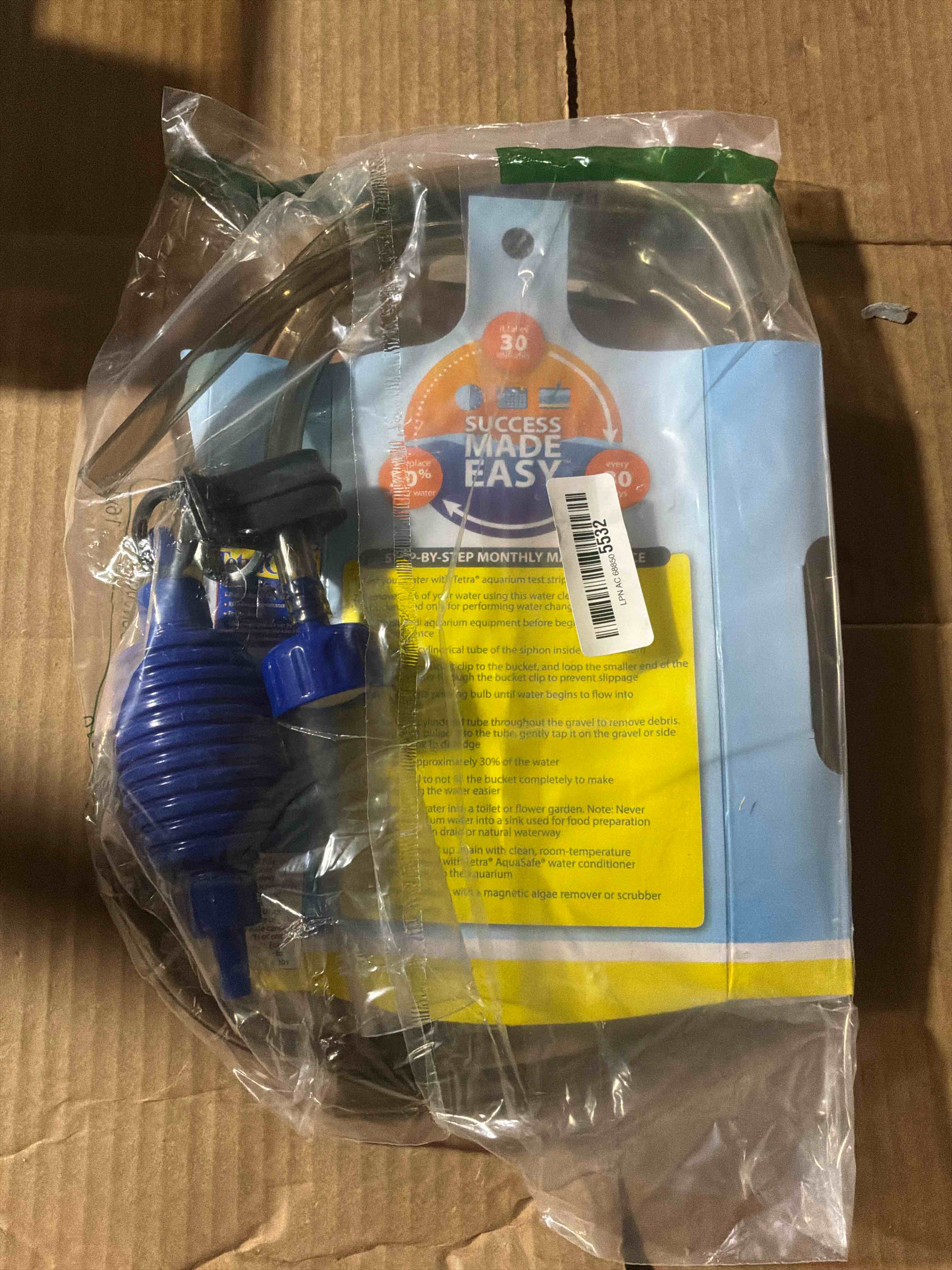 Condition photo showing New/Like New for Tetra Water Cleaner Gravel Siphon for Aquariums, Easily Clean Freshwater Aquariums 2-55 Gallons Water Cleaner