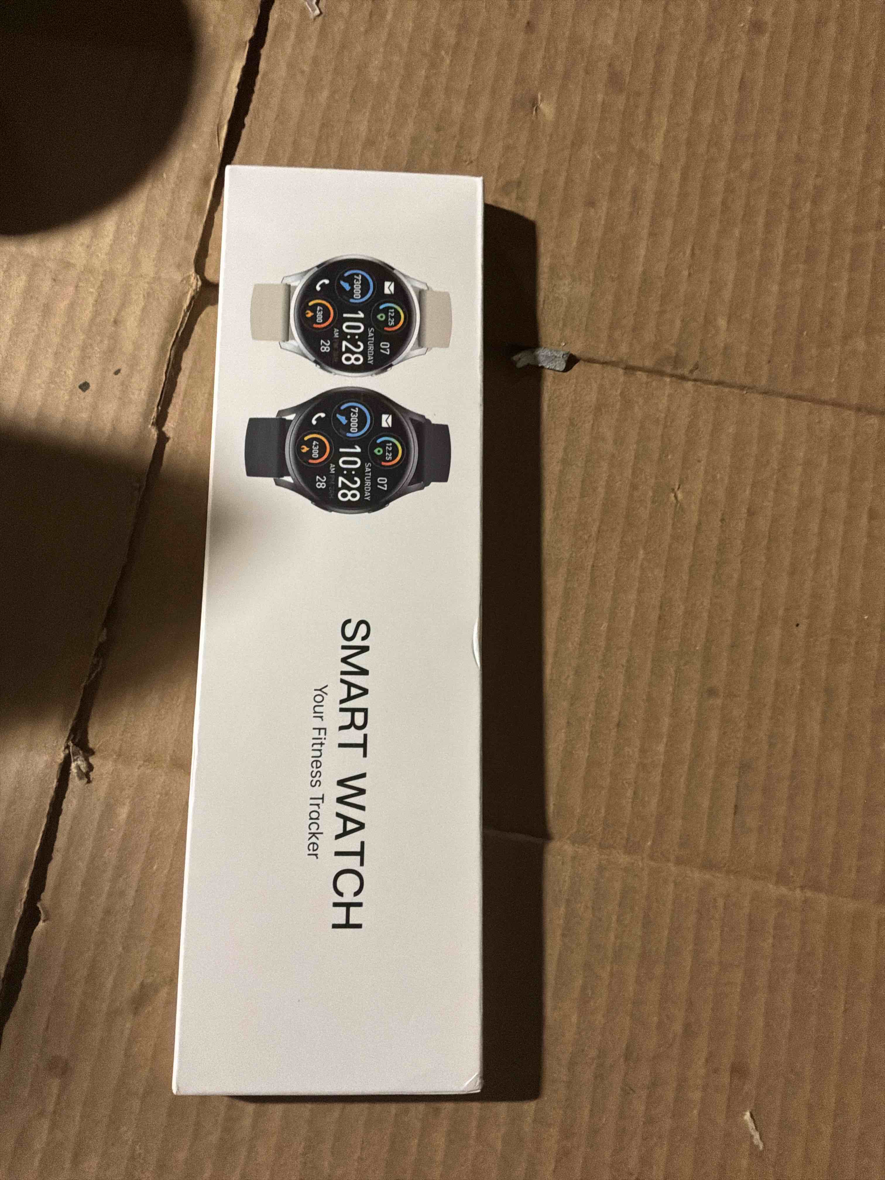 Condition photo showing New/Like New for Smart Watch for Men Women Fitness: Waterproof Make/Answer Call Smart Watches for Men Digital Mens Watches Running Step Tracker Smartwatch Android Phones iPhone Samsung Compatible Heart Rate Monitor Silver
