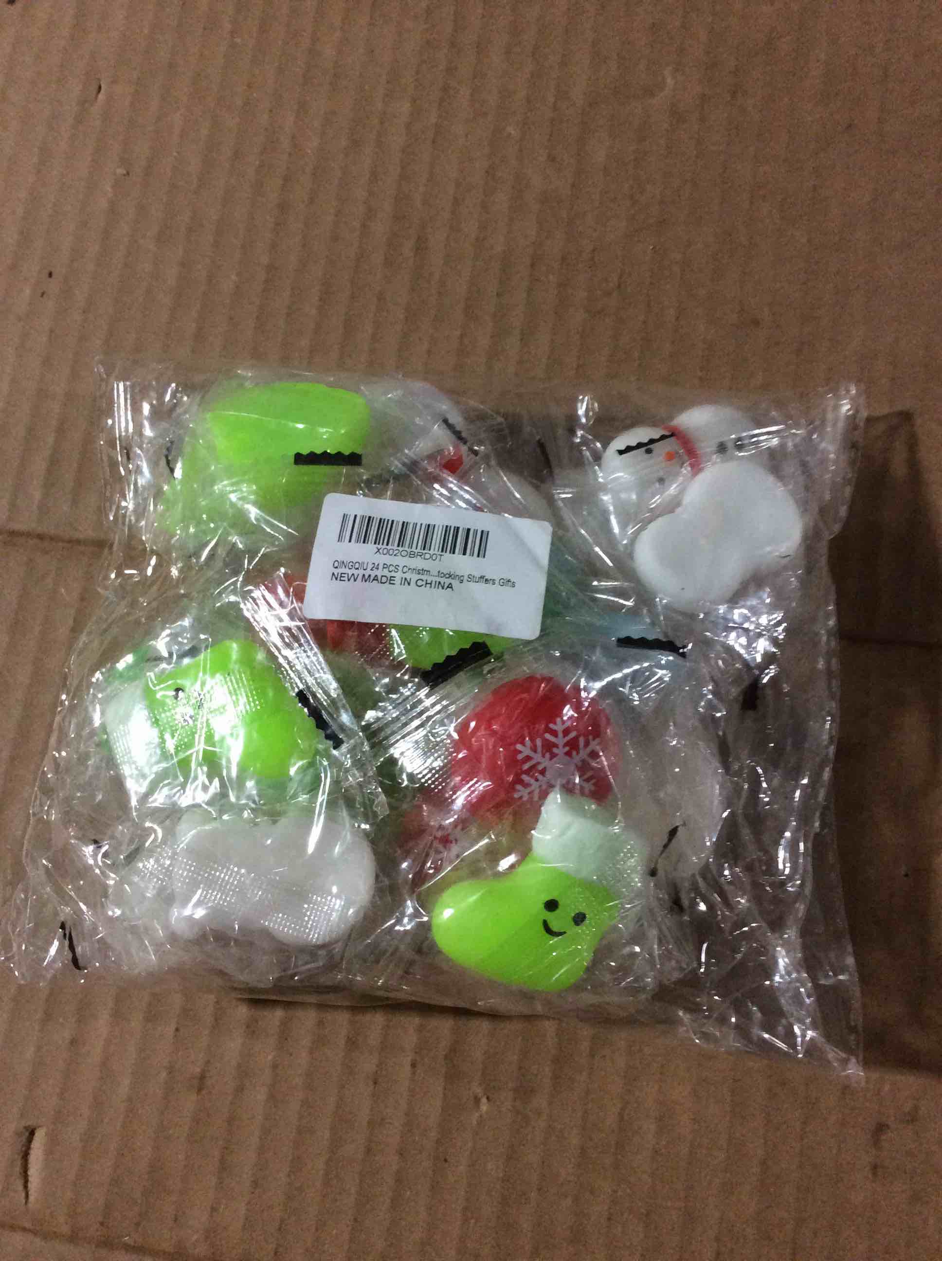 Condition photo showing New/Like New for 24 PCS Christmas Mochi Squishy Toys Squishies Christmas Toys for Kids Girls Boys Toddlers Christmas Party Favors Stocking Stuffers Gifts