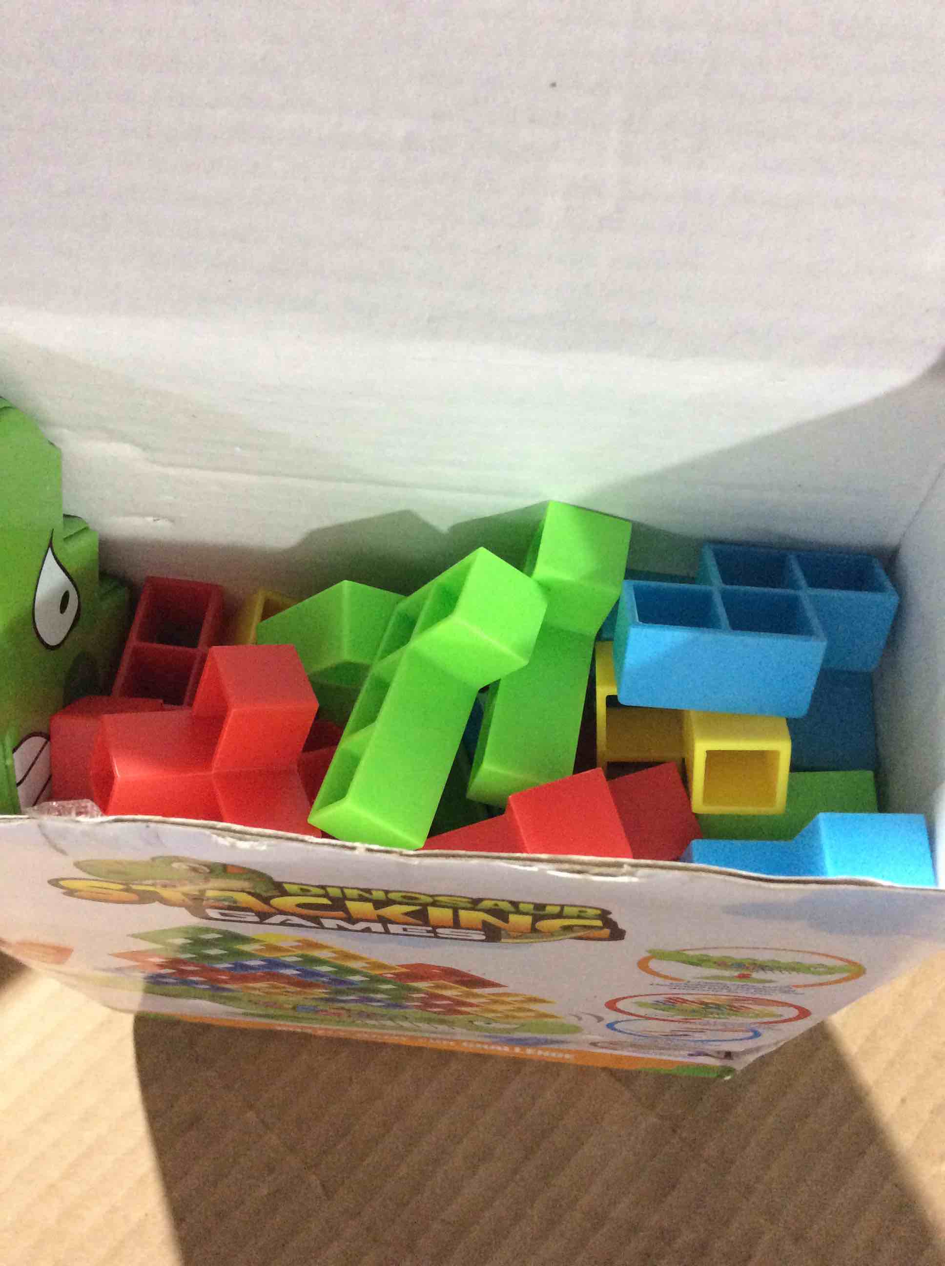 Condition photo showing Good Condition for 48pcs Dinosaur Stacking Game, Balance Stacking Board Games Toys as