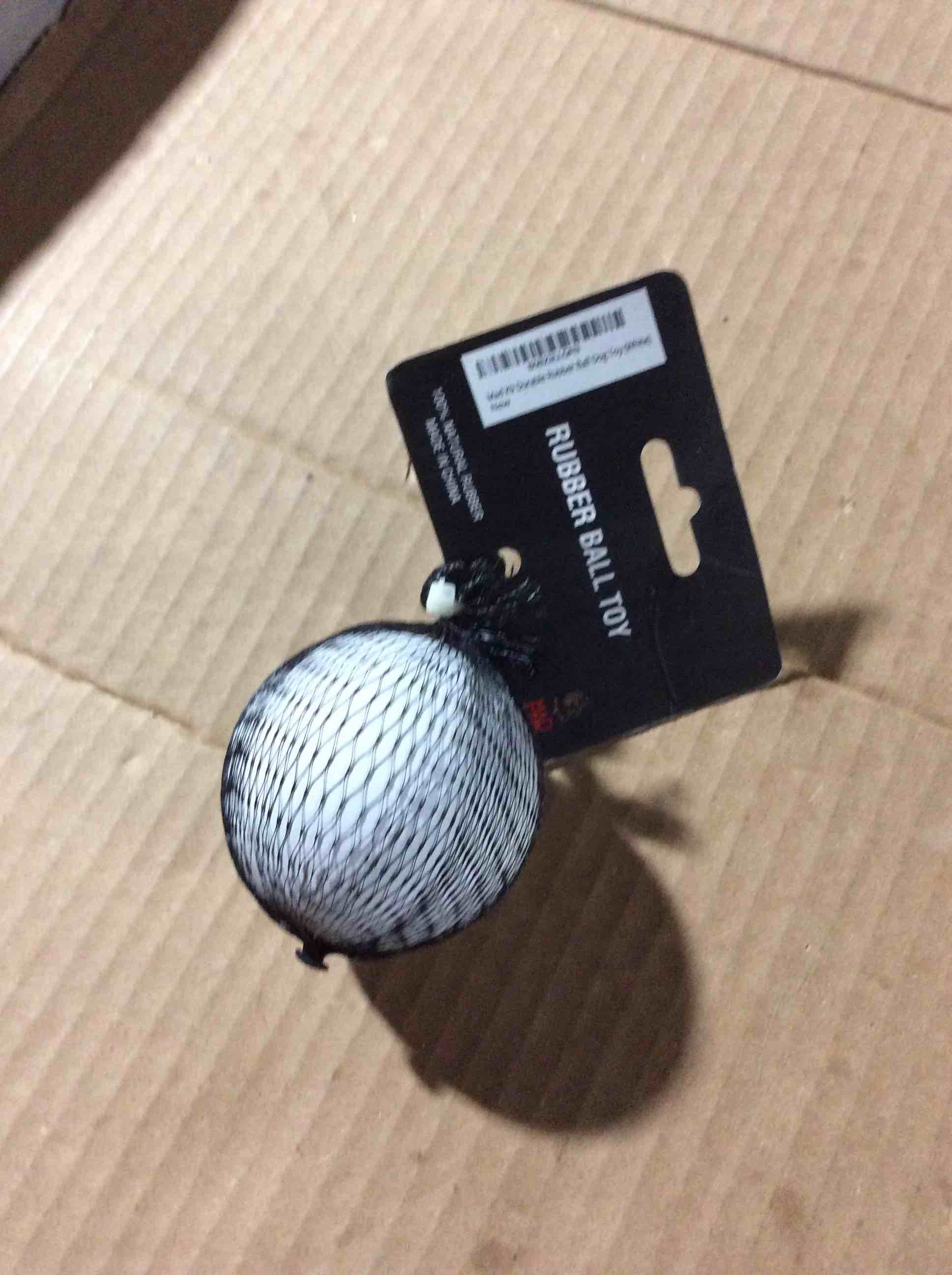 Condition photo showing New/Like New for Durable Rubber Ball Dog Toy (White)