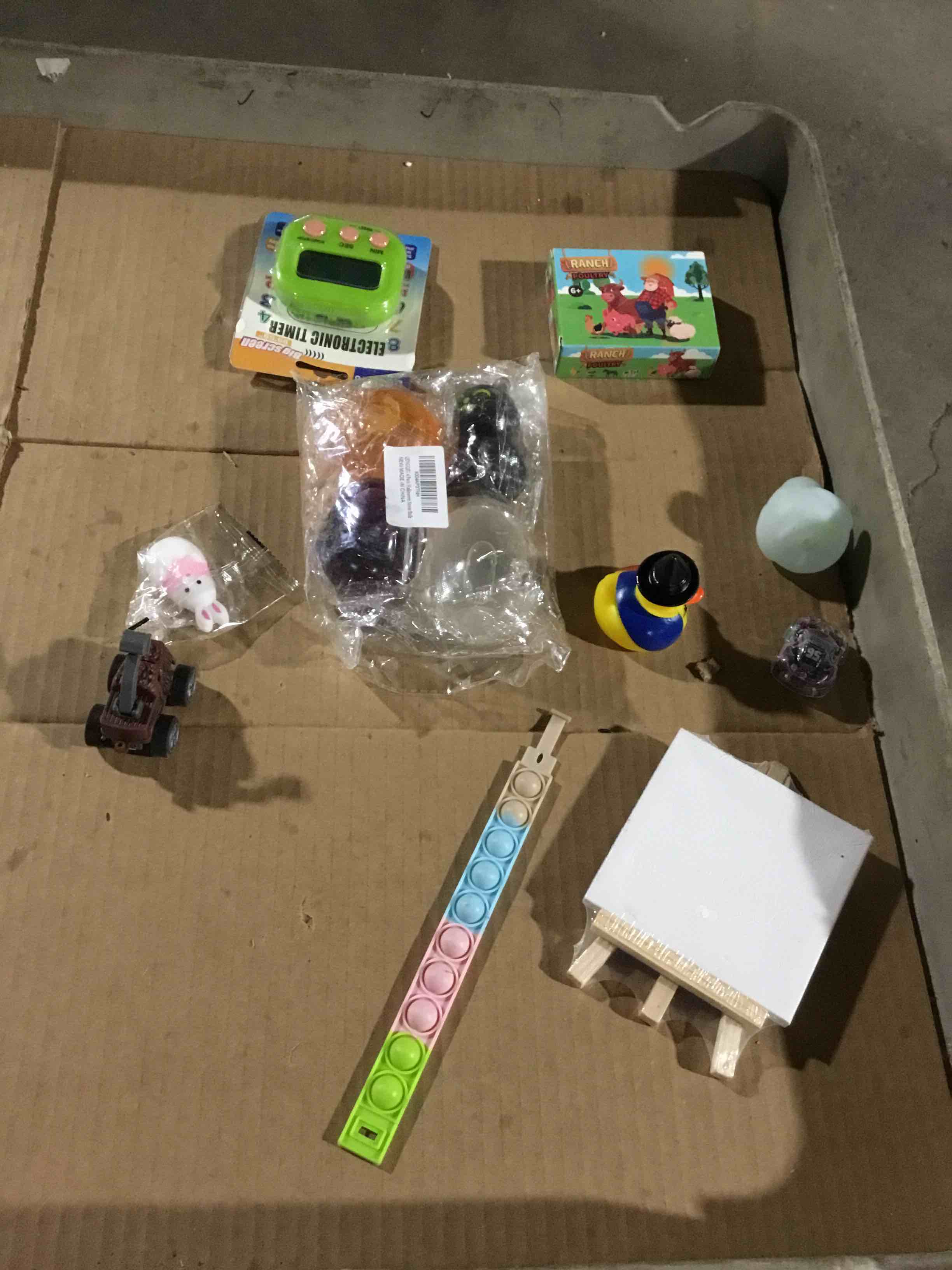 Assorted of the toys different style and size