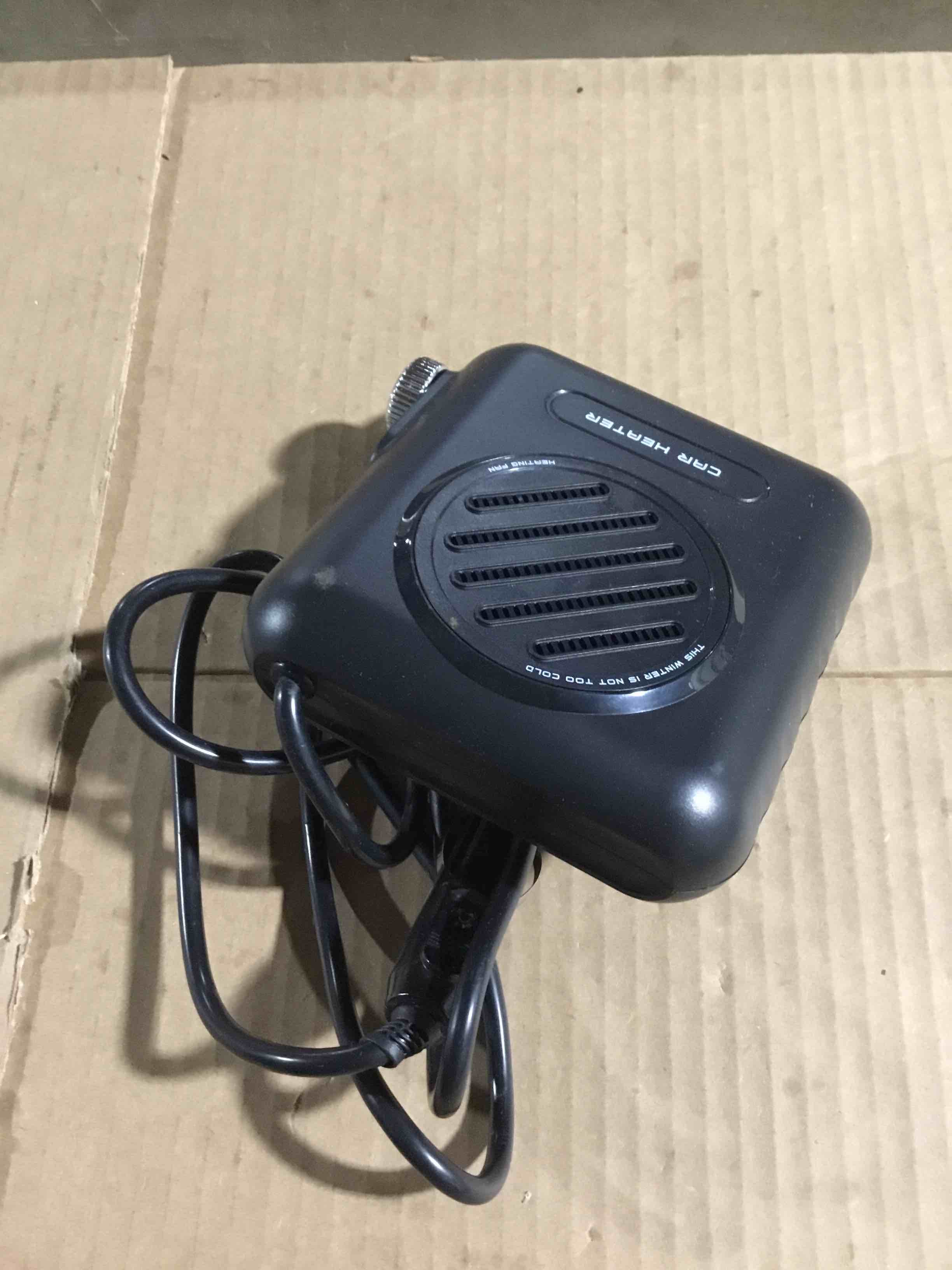 Condition photo showing As Is for Portable Car Heaters for Vehicle?12V 150W Car Defogger and Defroster?Adjustable Heating/Cooling Car Fan 360° Rotatable Windshield Heater That Plug in Cigarette Lighter for Car,RV,SUV