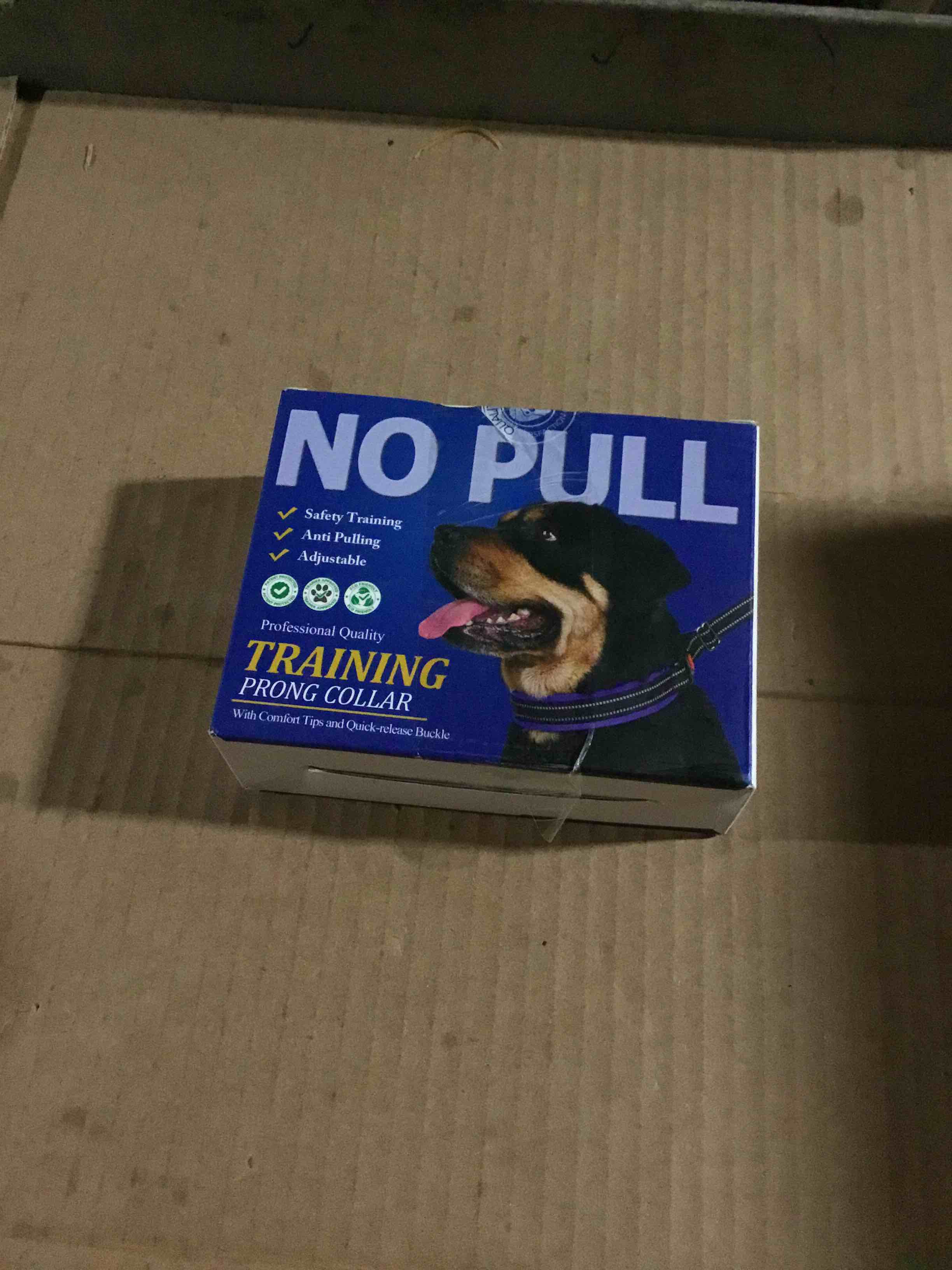 Condition photo showing Good Condition for Mayerzon Dog Collar, Patented Martingale No Pull Collar for Small Medium Large Dogs with Buckle for Walking Training, Hidden Design (Black, Large,2.5mm,18.5"-23.5" Neck) Black Large,2.5mm,18.5"-23.5"Neck