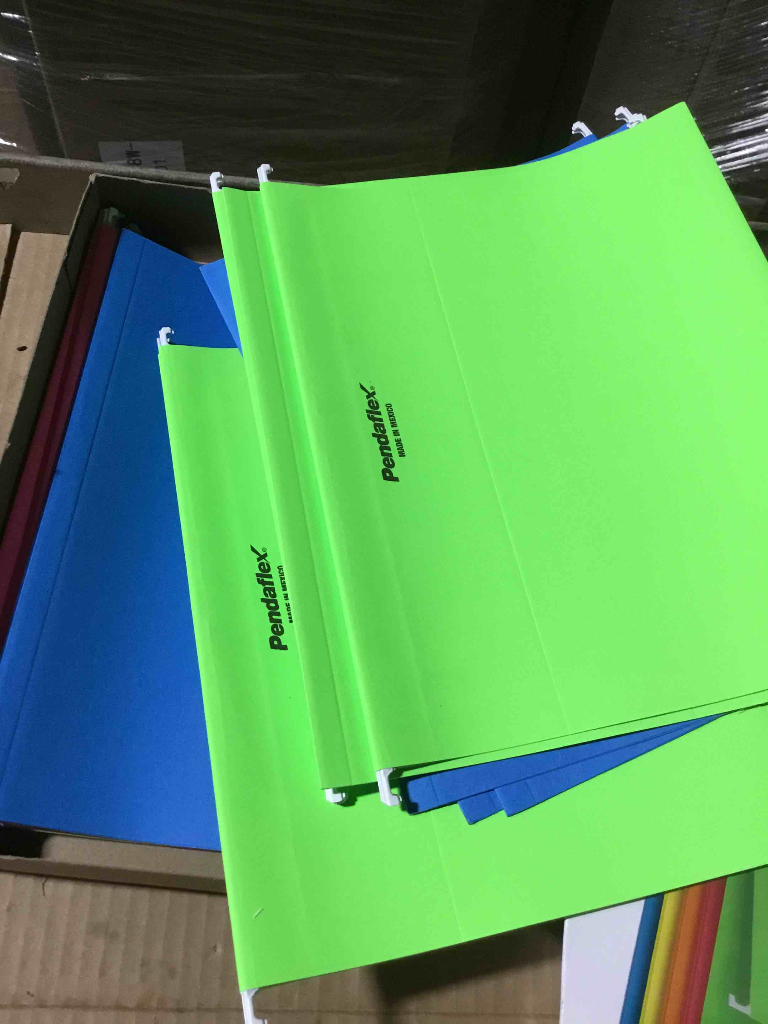 Condition photo showing Good Condition for Pendaflex Glow Hanging File Folders, 1/5 Cut, 8 1/2in. x 11in., Letter Size, Assorted Colors, Box Of 25, 81672
