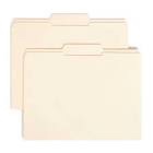 M.a.p. Letter Size Top-tab Manila File Folders; 1/3 Cut-1 Fastener-qty:50