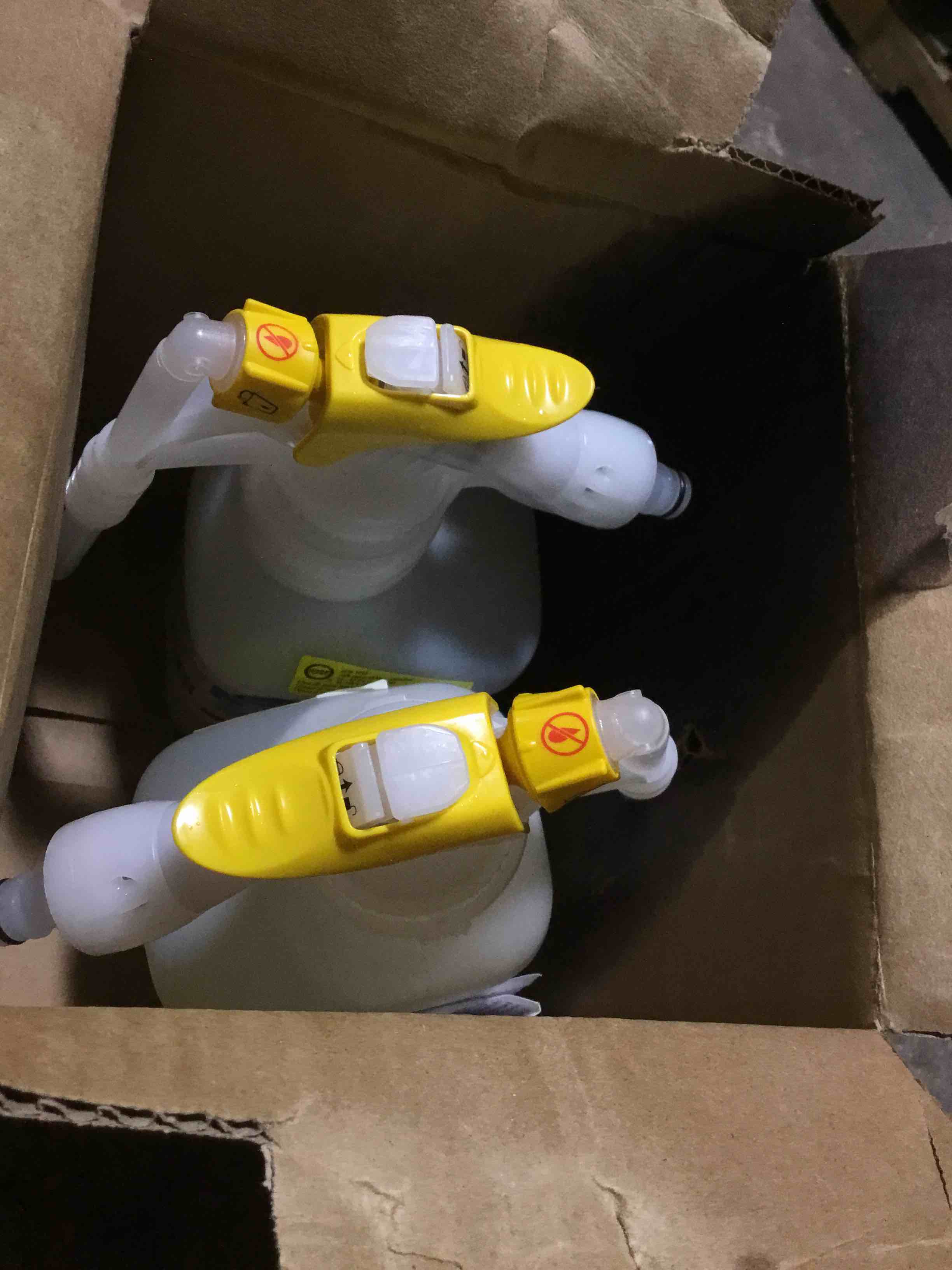 Condition photo showing As Is for (pack of 2)) Diversey 93165353 Good Sense Liquid Air Freshener, Commercial Odor Counteractant with Fresh Scent, Ready-to-Dispense (RTD) Concentrate, 1.5-Liter