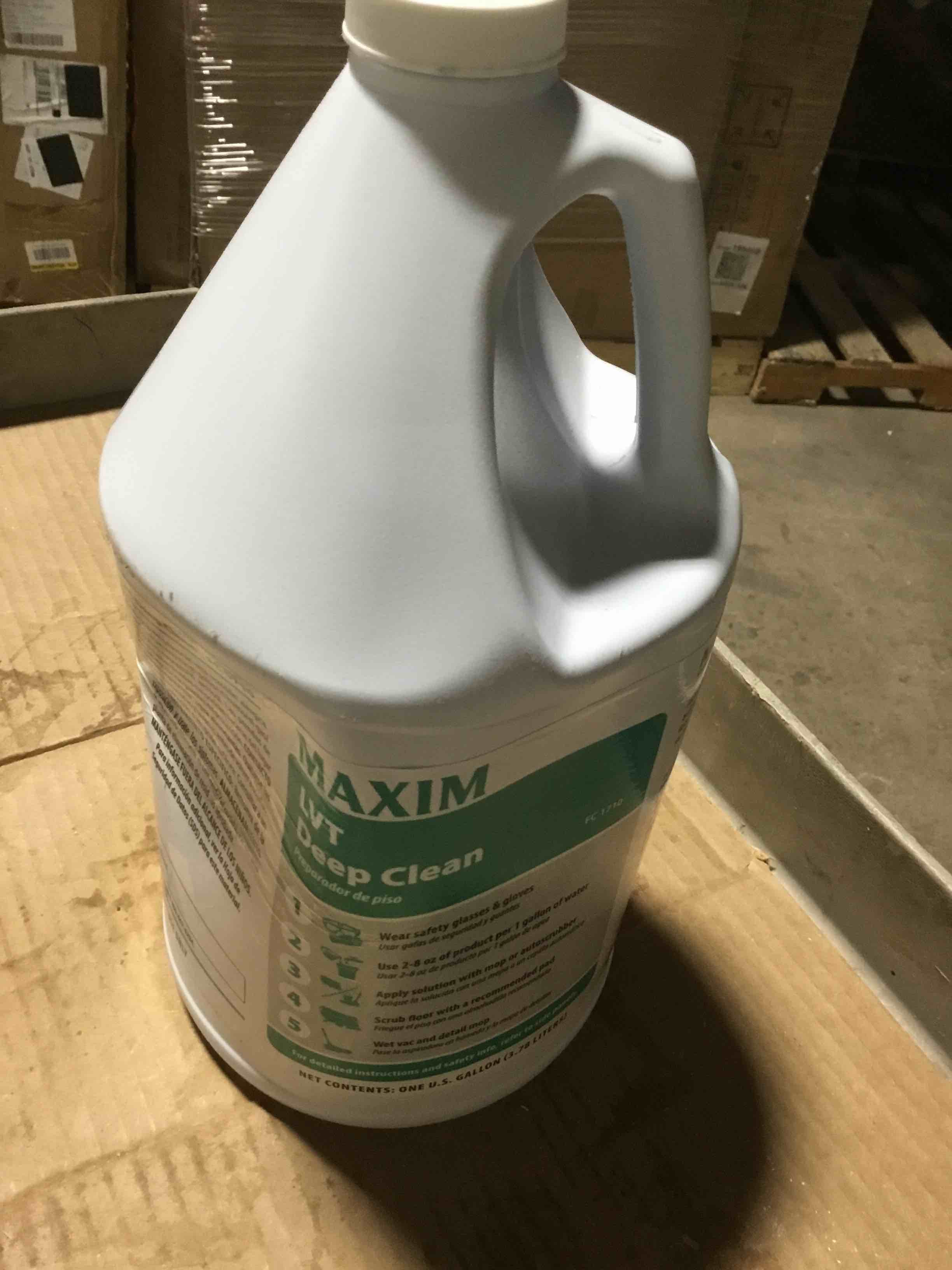 Condition photo showing As Is for Midlab Maxim, Concentrate, LVT Deep Clean, 1 Gallon
