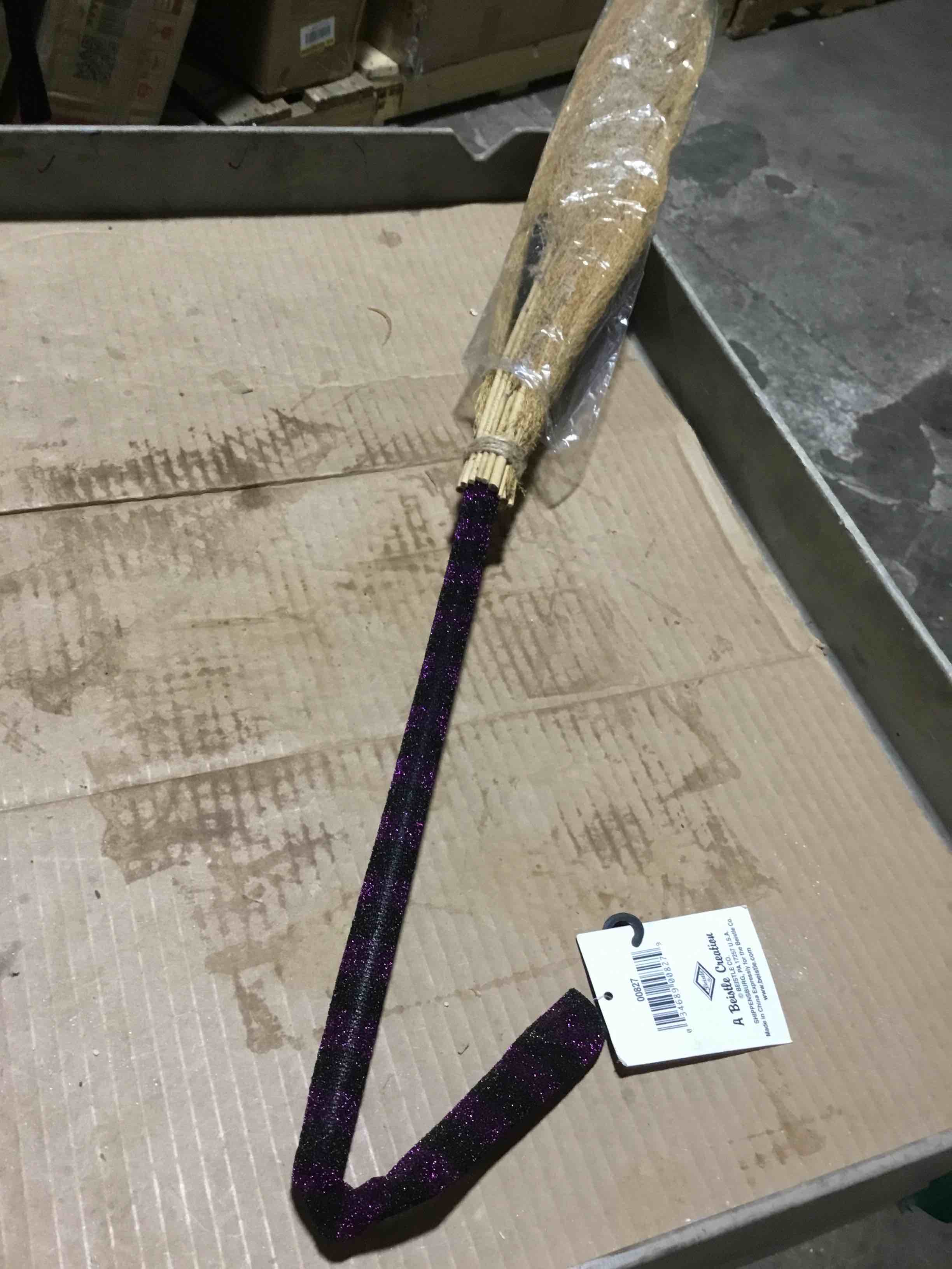 Condition photo showing As Is for Beistle Witch s Broom Halloween Costume Accessory