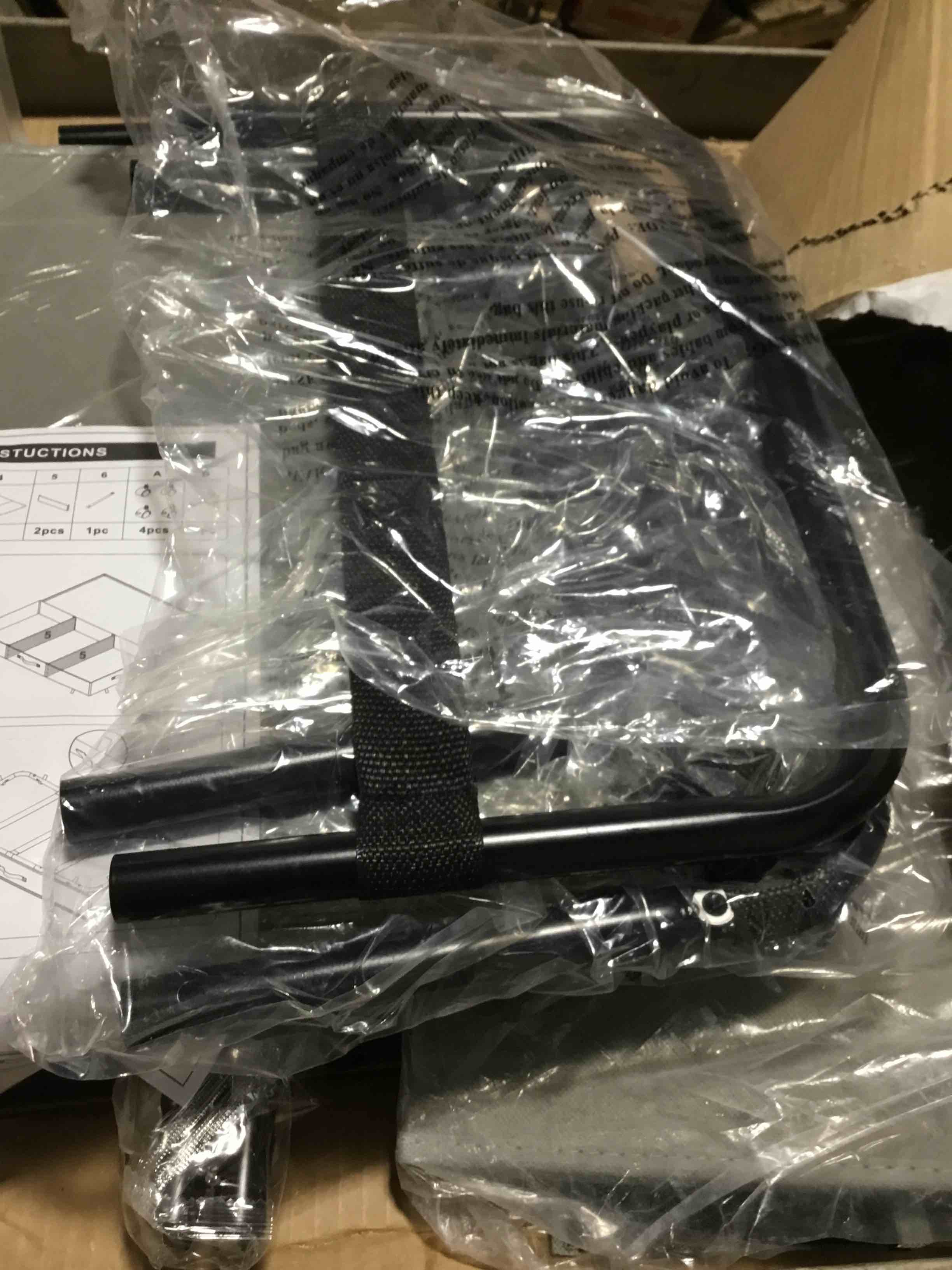 Condition photo showing As Is for XXXL 78L Under Bed Storage with Wheels, Rolling Storage Containers with Support & Clear Lid, Heavy-Duty Metal Frame, Easy Pull-out, Underbed Storage Bins for Clothes, Shoes, Blankets, and Toys 2 pack XXXL-2pack