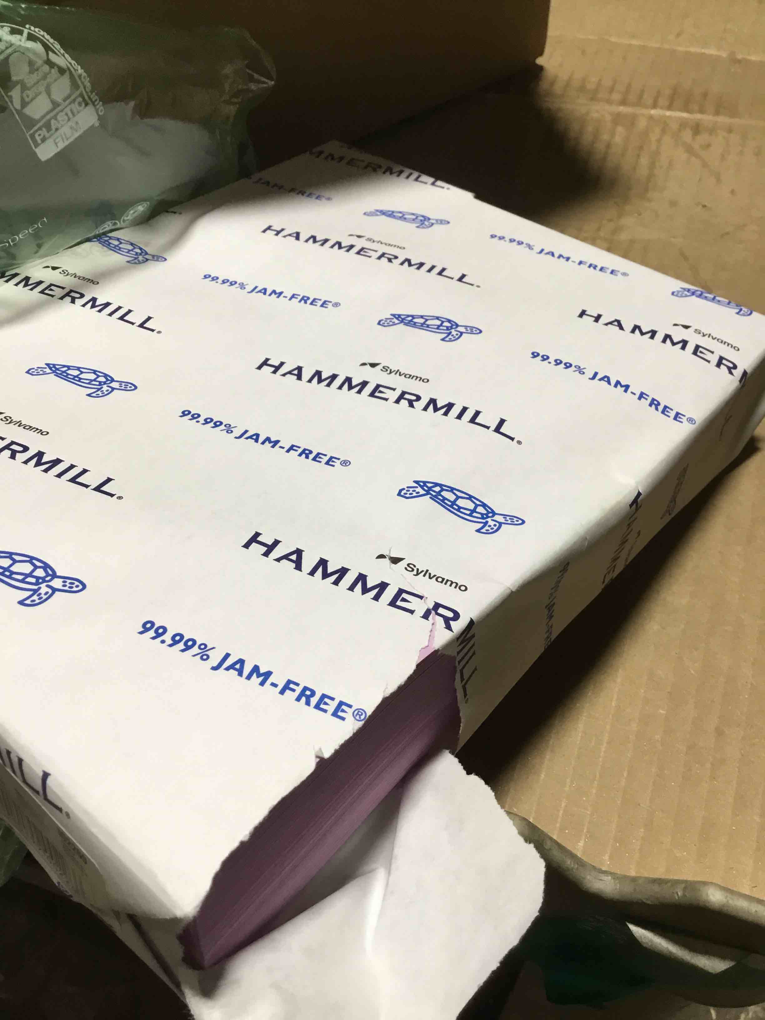 Condition photo showing Good Condition for Hammermill  HAM102269  Colors Copy Paper (500 sheets)  Lilac