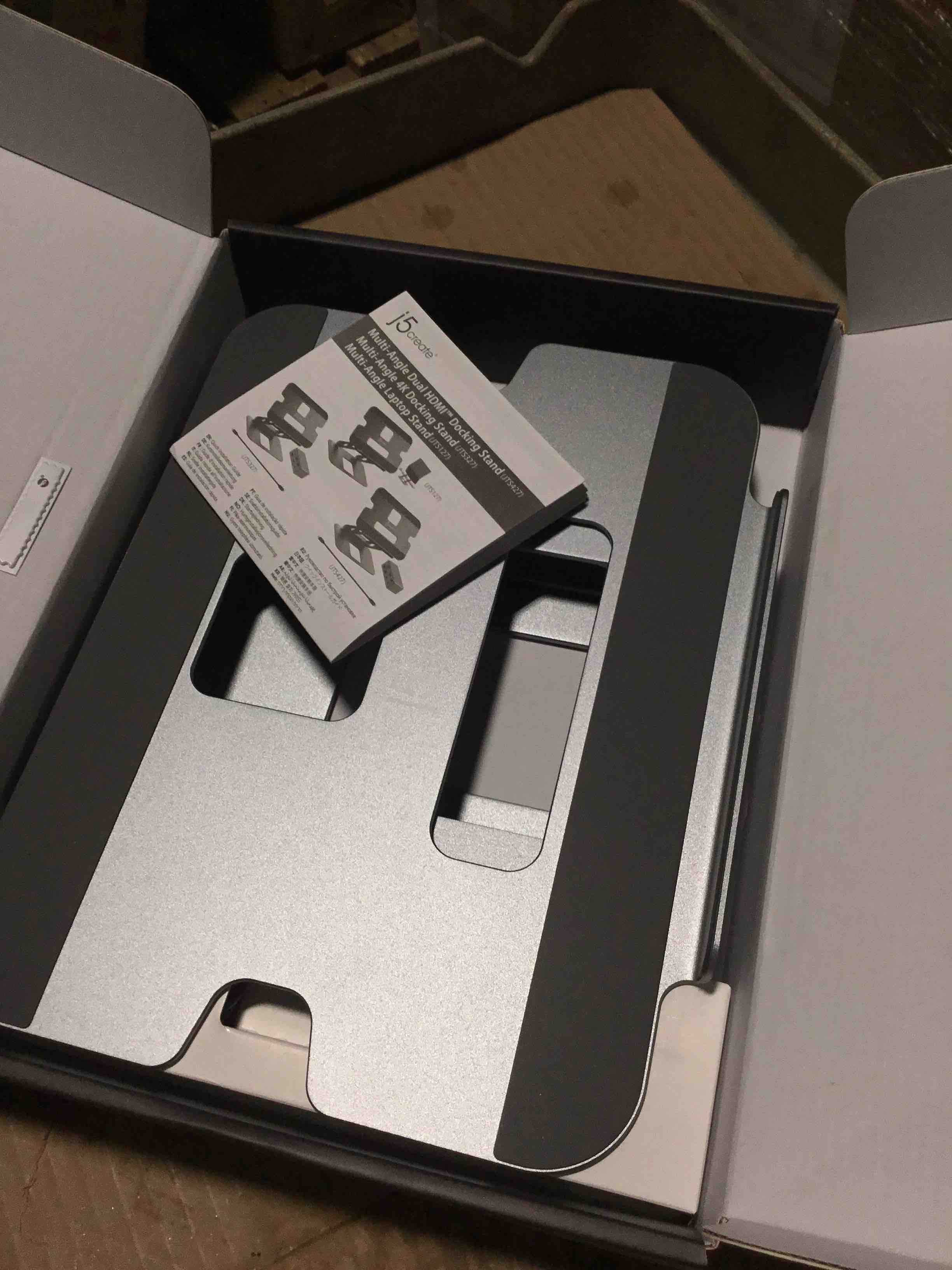 Condition photo showing Good Condition for j5create - Multi-Angle Dual HDMI Docking Stand - Silver