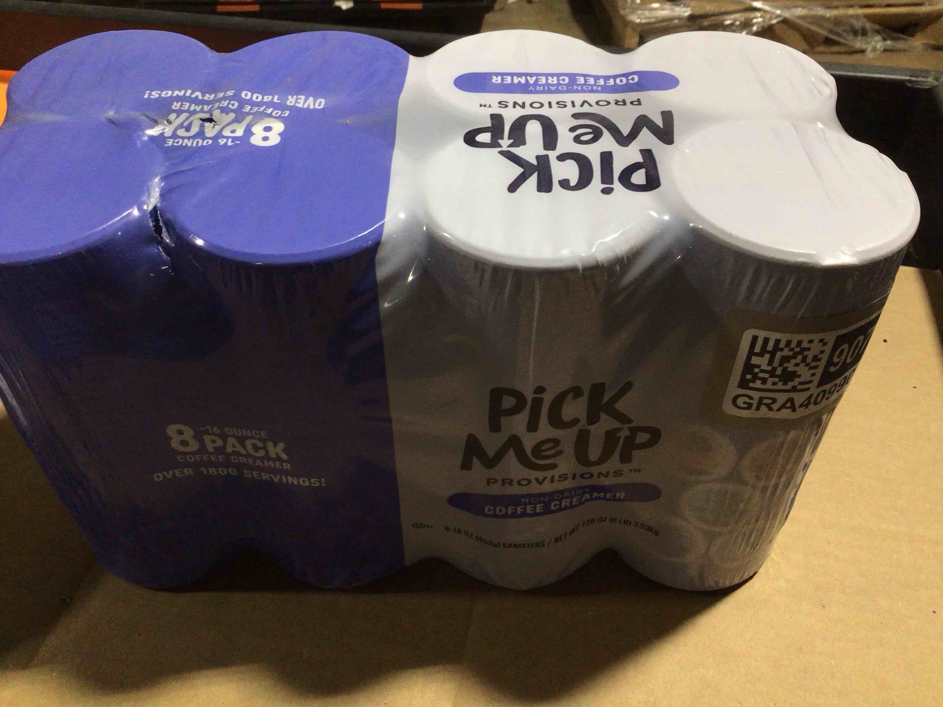 Condition photo showing New/Like New for Pick Me Up Provisions™ Original Powdered Creamer, 16 oz., 8/Pack (PM62428/90849)