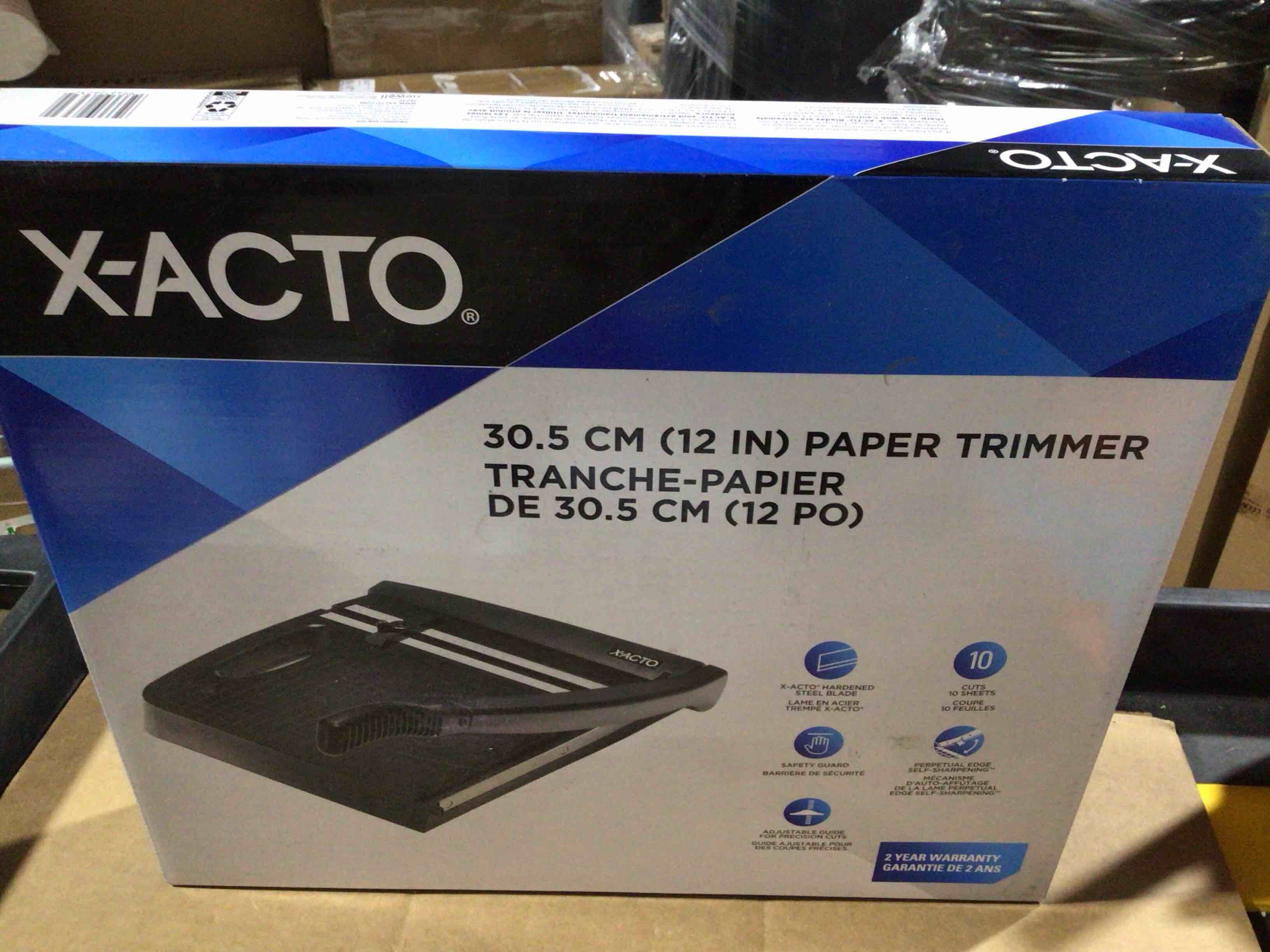 Condition photo showing New/Like New for X-Acto 10-Sheet Guillotine Trimmer 13  x 13  26232