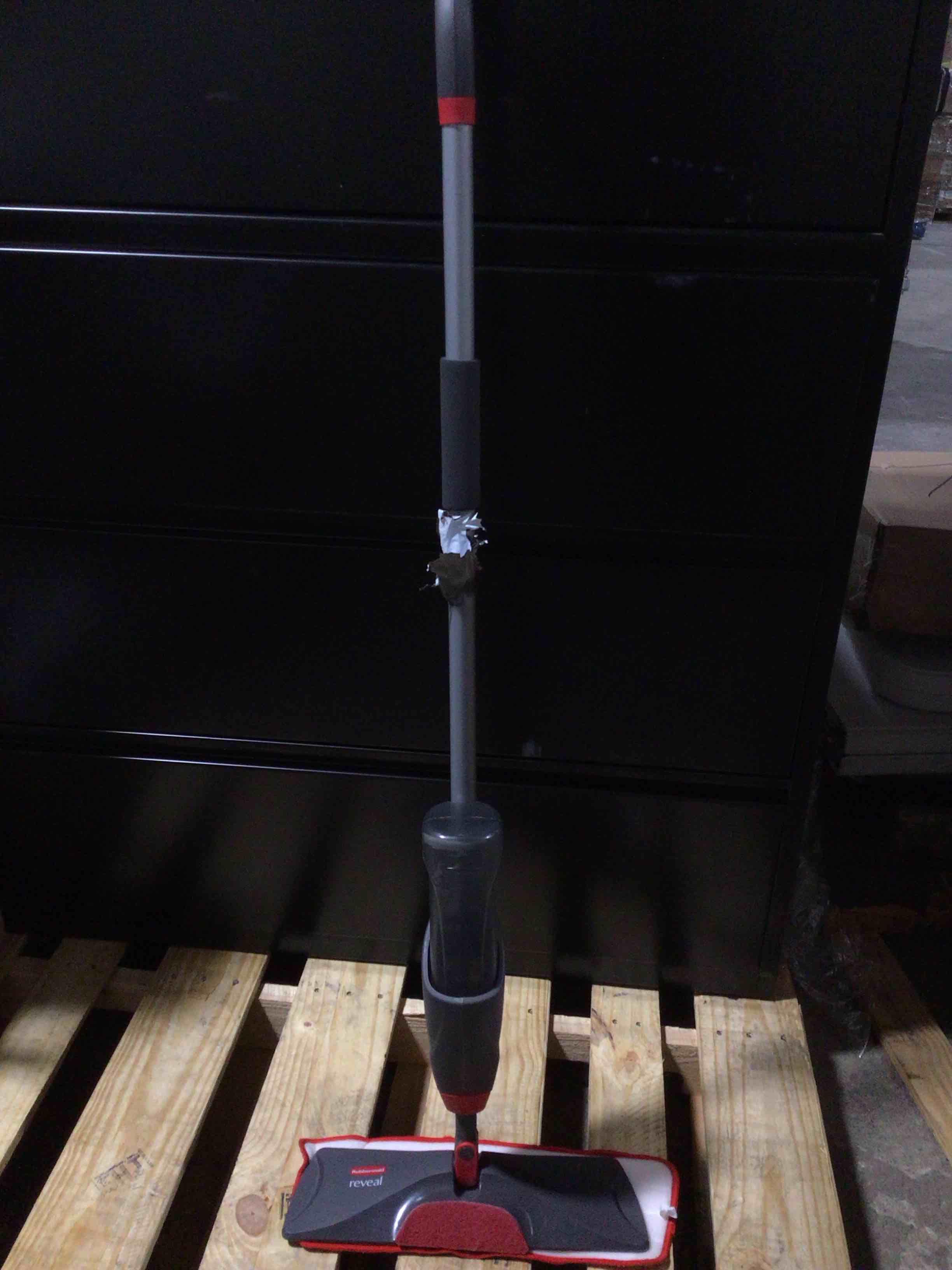 Condition photo showing As Is for Rubbermaid Reveal Spray Mop, Bundles: 1 Mop, 1 Multi-Surface Microfiber Pads, 1 Refillable Bottles (2856049)