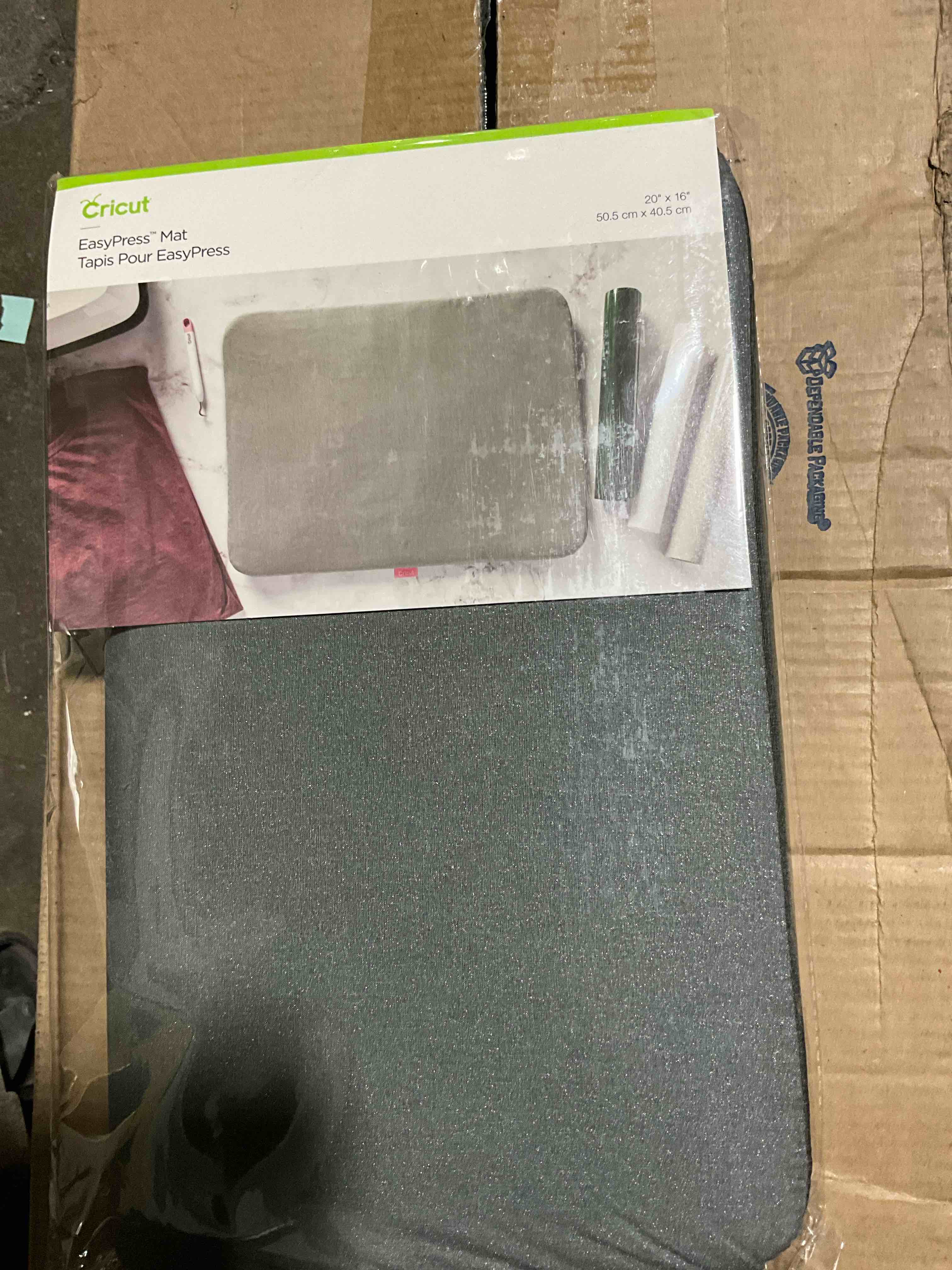 Condition photo showing New/Like New for Cricut 16"x20" Easy Press Mat Gray: Heat & Iron Pad for Crafting, Polyester Foam, 0.96 lbs
