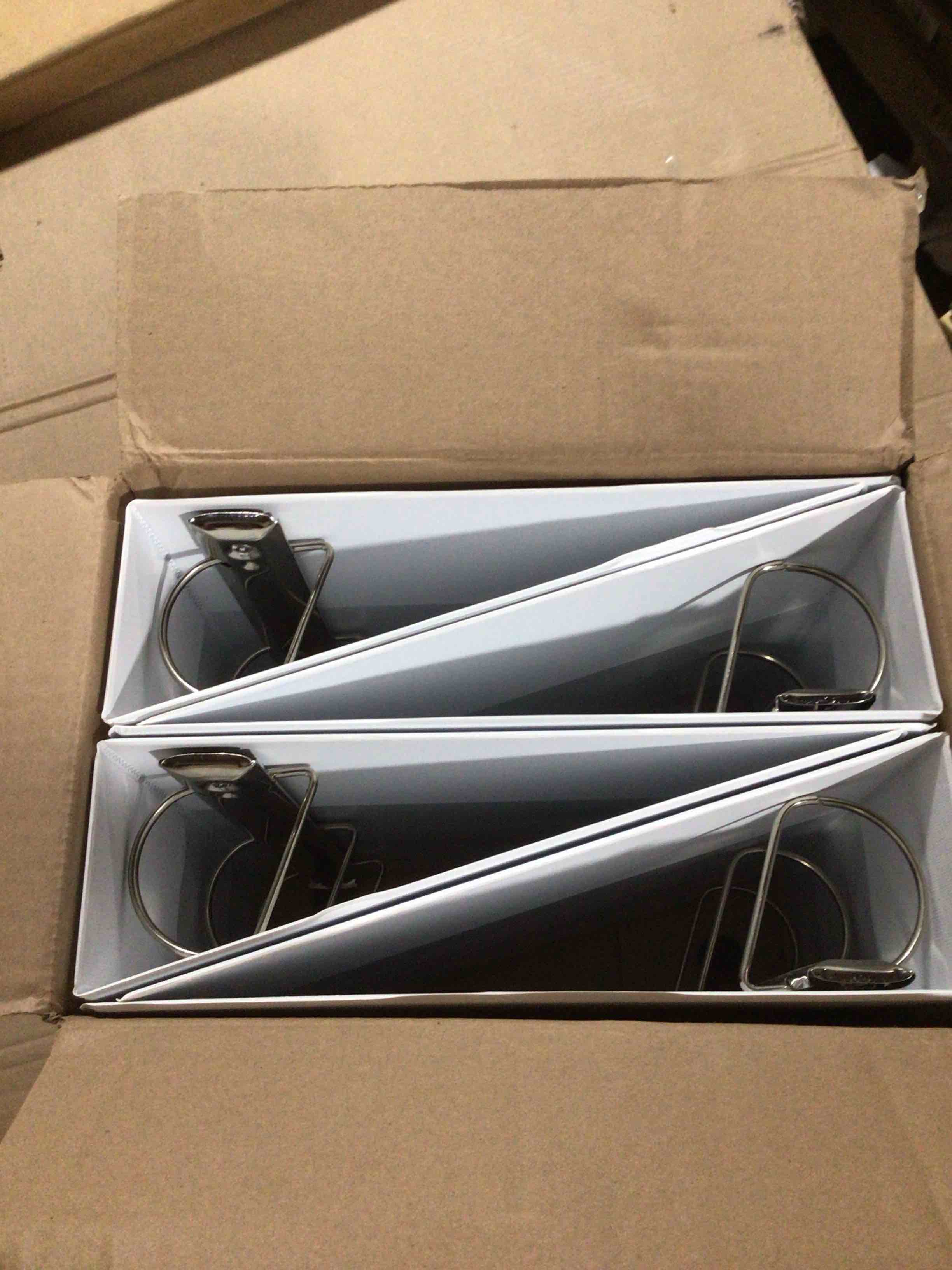 Condition photo showing New/Like New for Pack of 4 Avery Heavy-Duty View Binder  3  One Touch Slant Rings  1 White