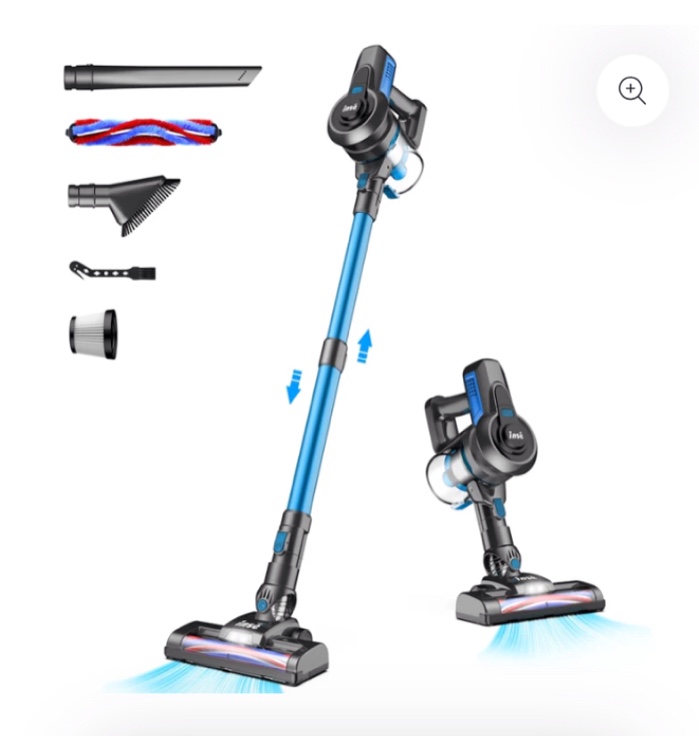 inse n650 cordless vacuum cleaner 12kpa 160w rechargeable stick vacuum 6 in 1