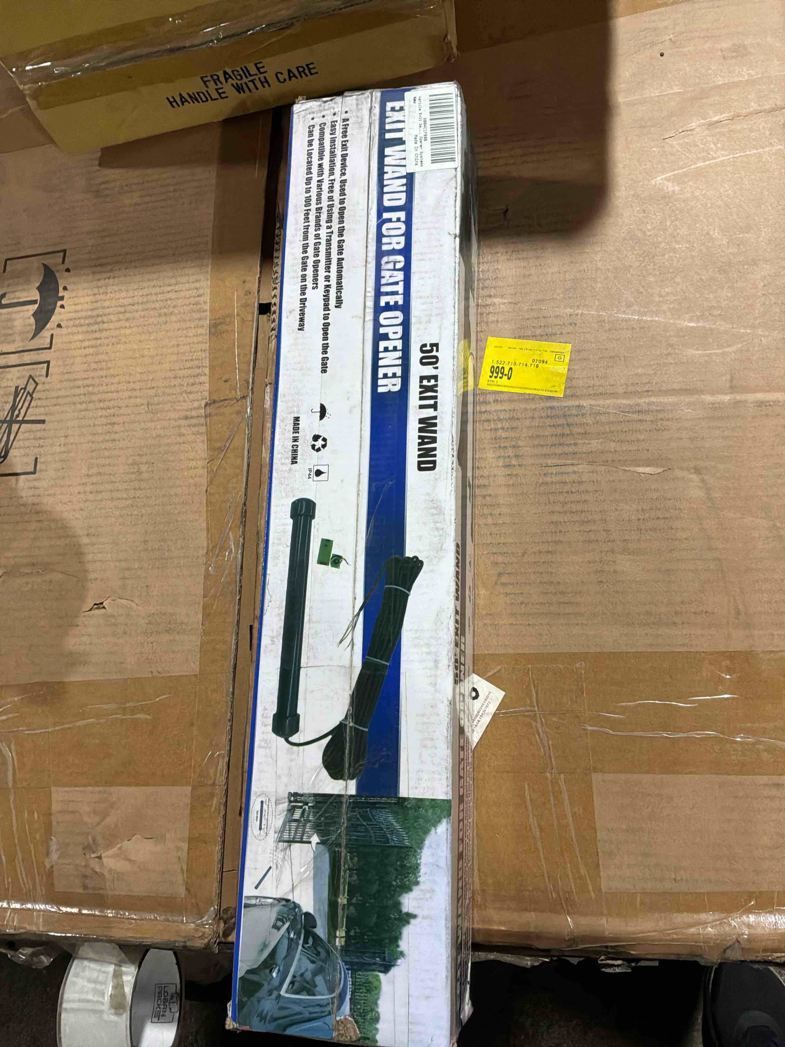 Condition photo showing New/Like New for JUJIANG JS-DG Universal Vehicle Sensor for Automatic Gate Opener Systems Wired Exit Wand with 50FT Cable Driveway Gate Kit Accessory Hands Free Sensor Works with Mighty Mule, Ghost Gate Opener System