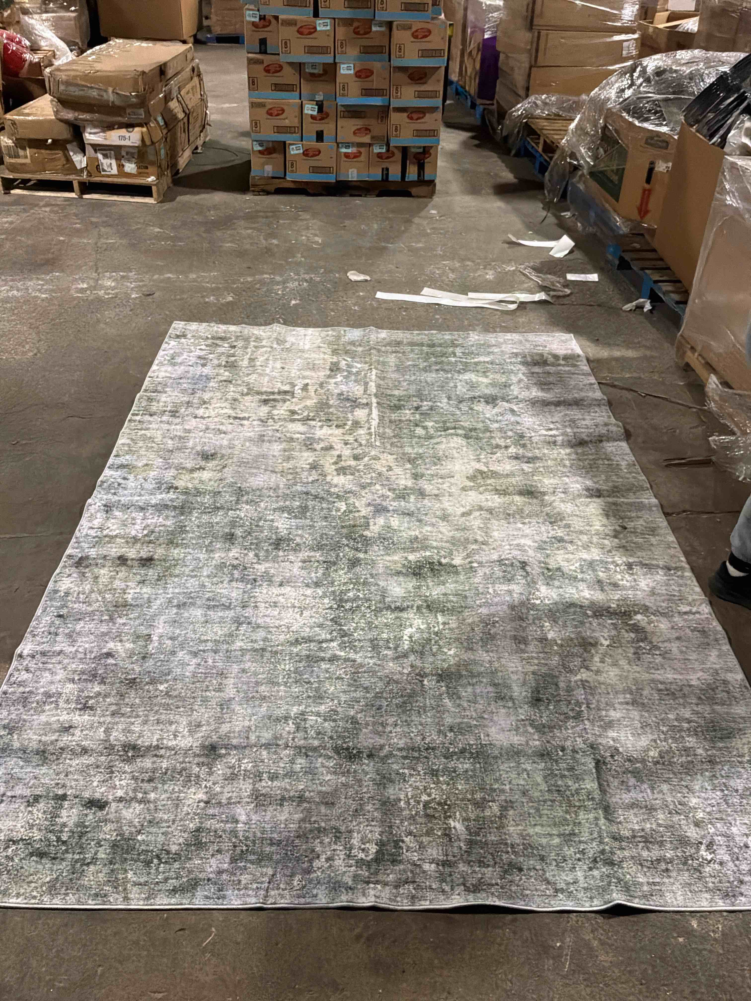 72x107 Vintage Turkish Wool Rug With Rustic Design Ideal For Enhancing Home Decor