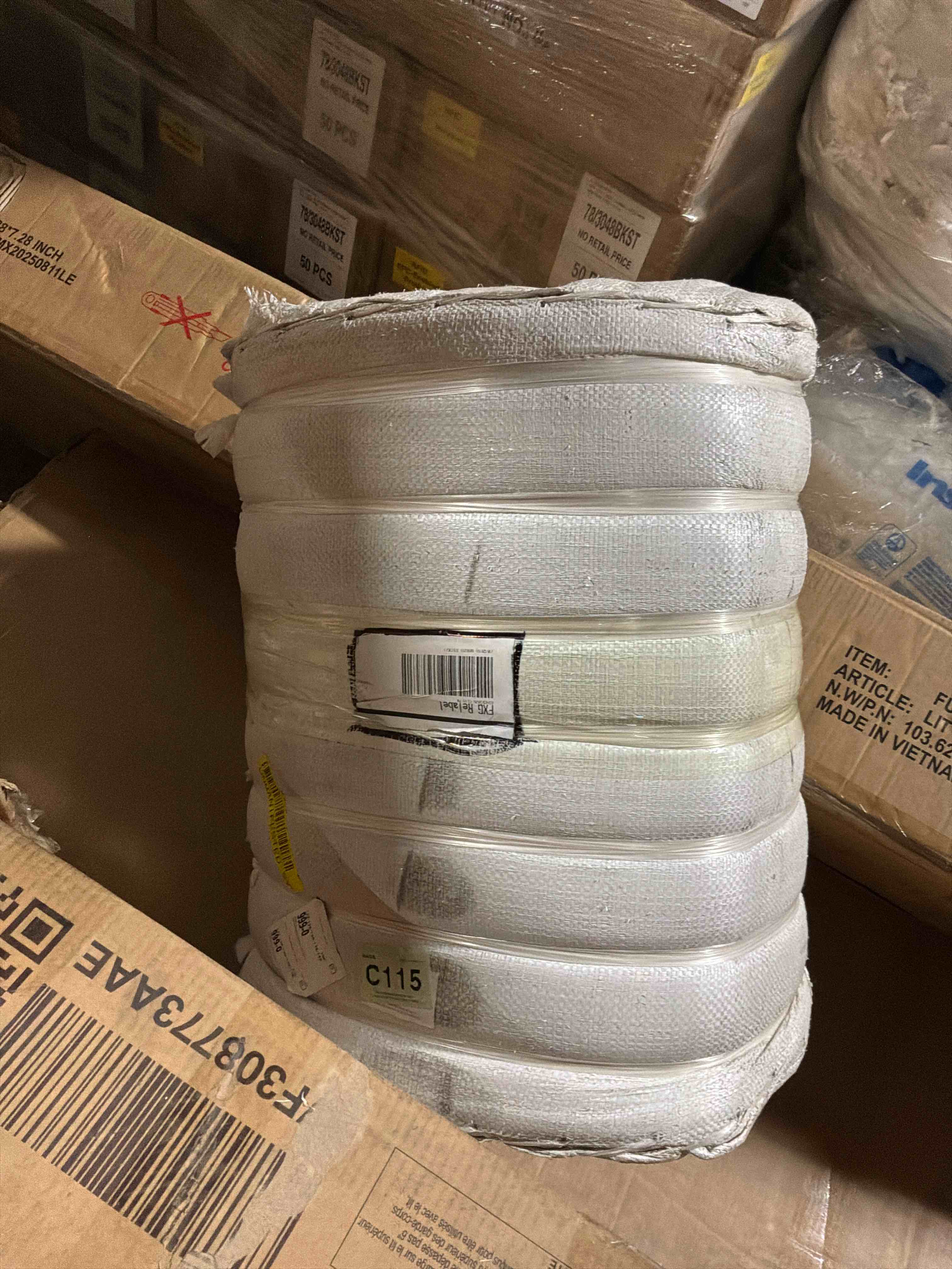 Condition photo showing New/Like New for p-35 sure-max moving blanket 12 per bundle gross weight 35 lbs