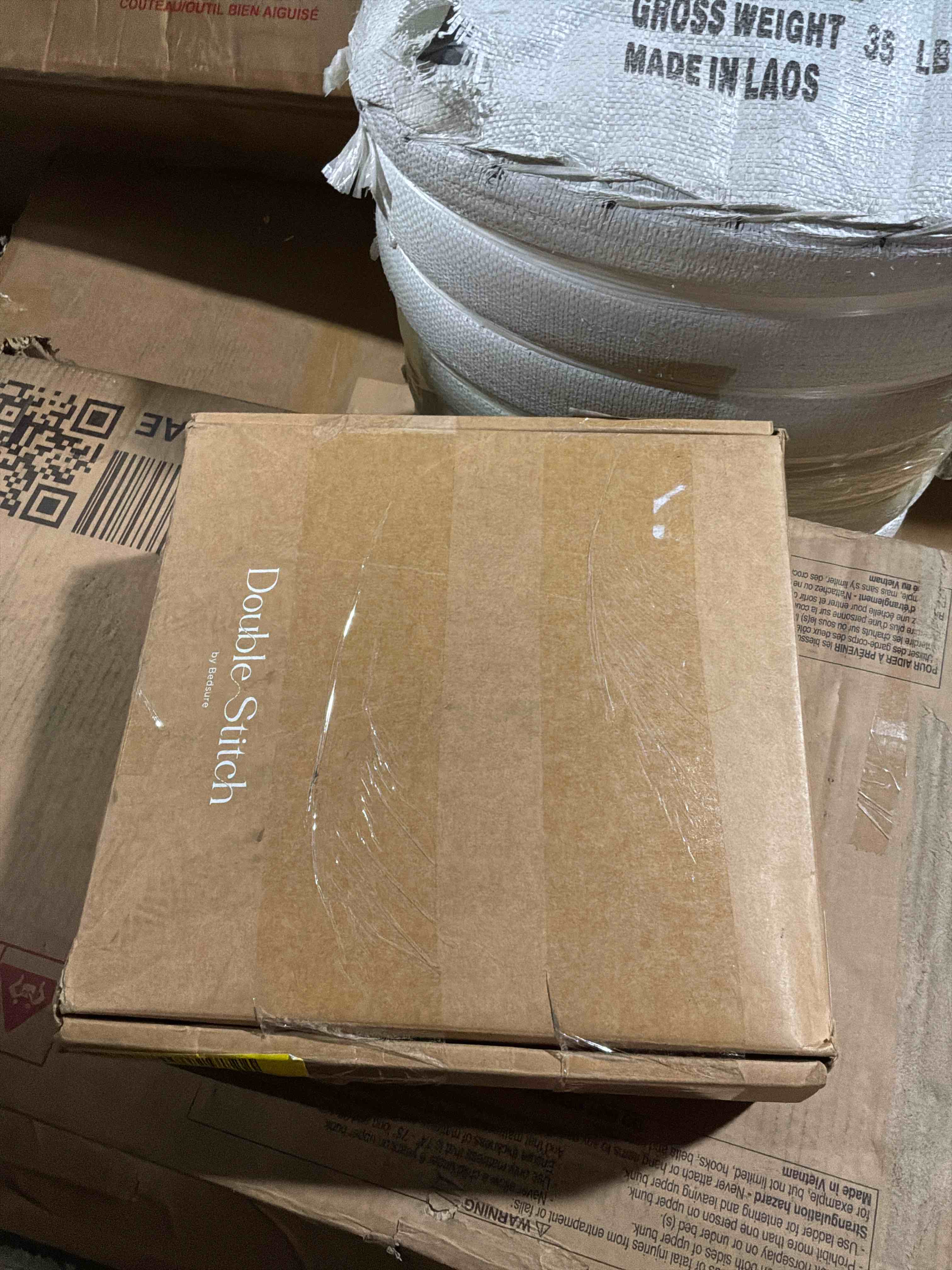 Condition photo showing New/Like New for double stitch 100% organic cotton duvet cover - soft 3 piece bedding set king size, 300 tc luxury hotel sateen weave, gots certified long staple cotton, made in india, coconut white coconut milk king