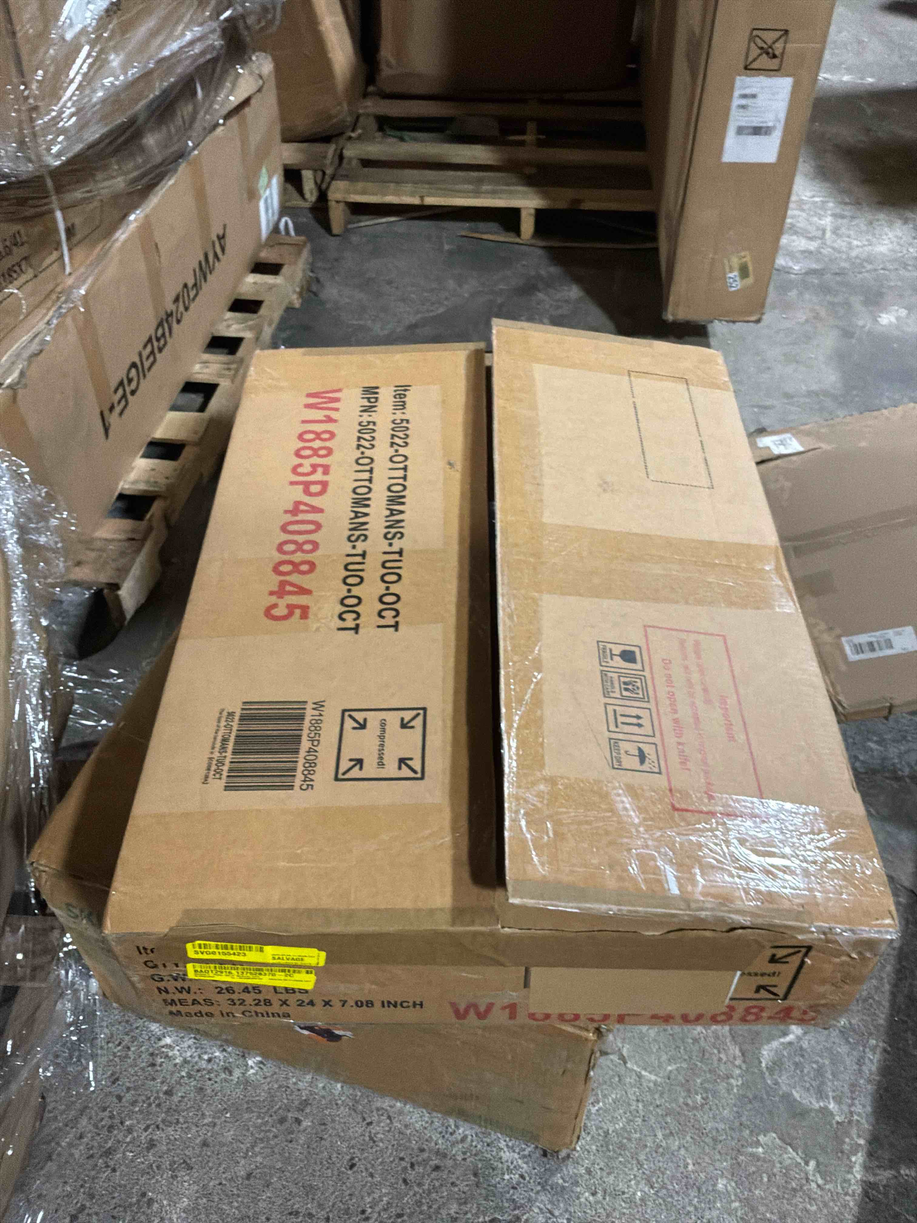 Condition photo showing New/Like New for nerissa 102.4" corduroy modular cloud couch comfy sofa with one ottoman