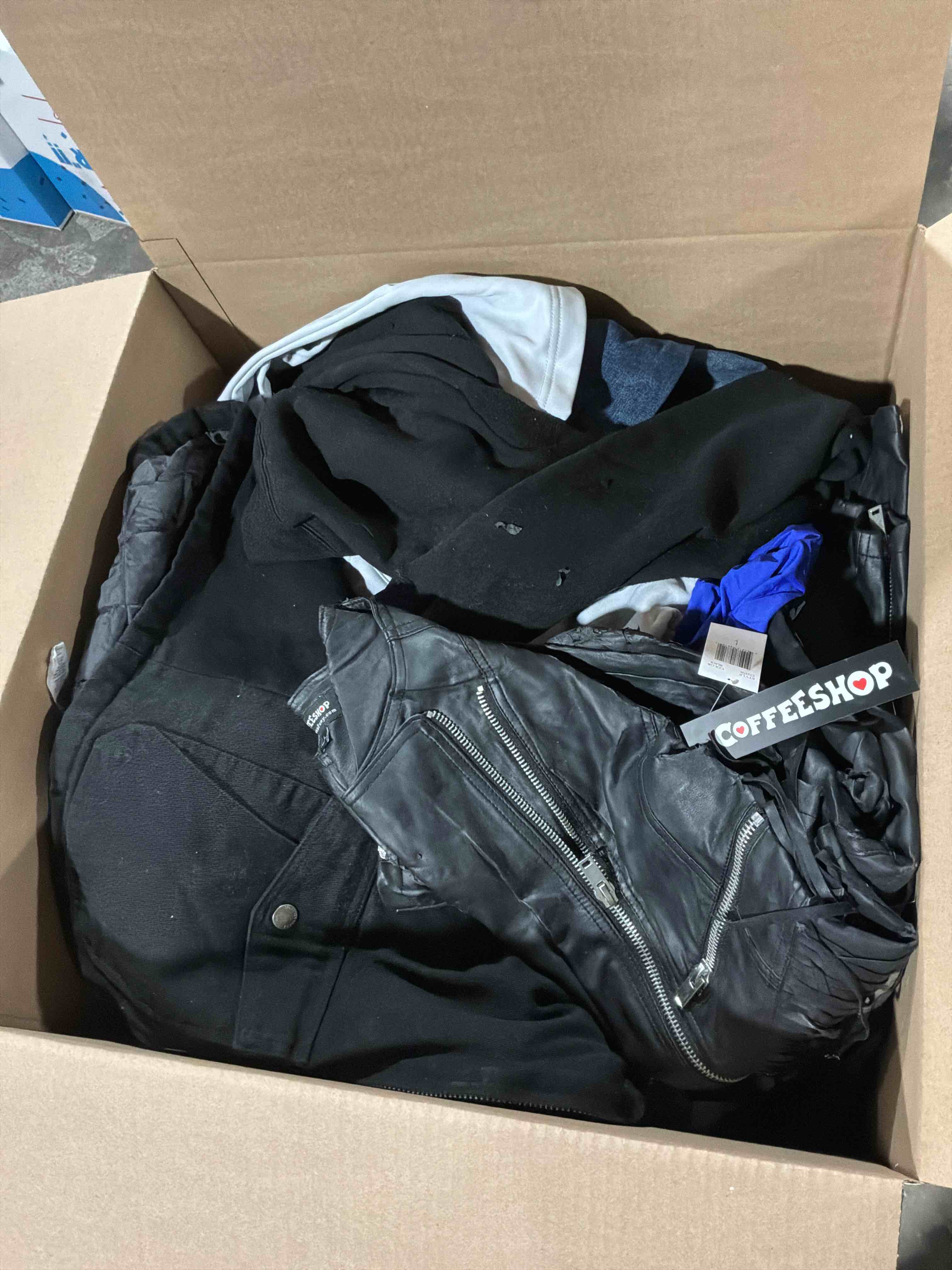 Condition photo showing New/Like New for box lot of new clothes (35pcs)