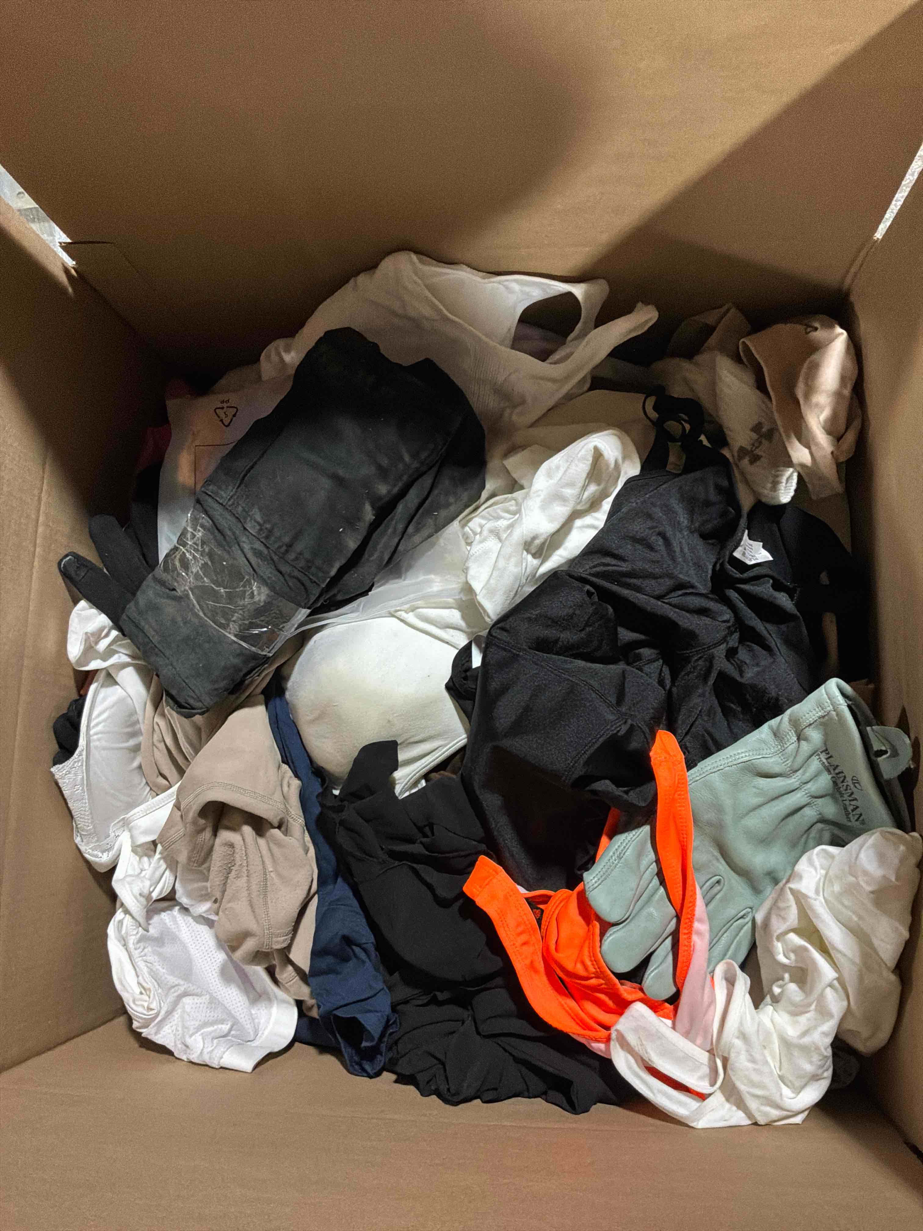 Condition photo showing New/Like New for box lot of new clothes (35pcs)