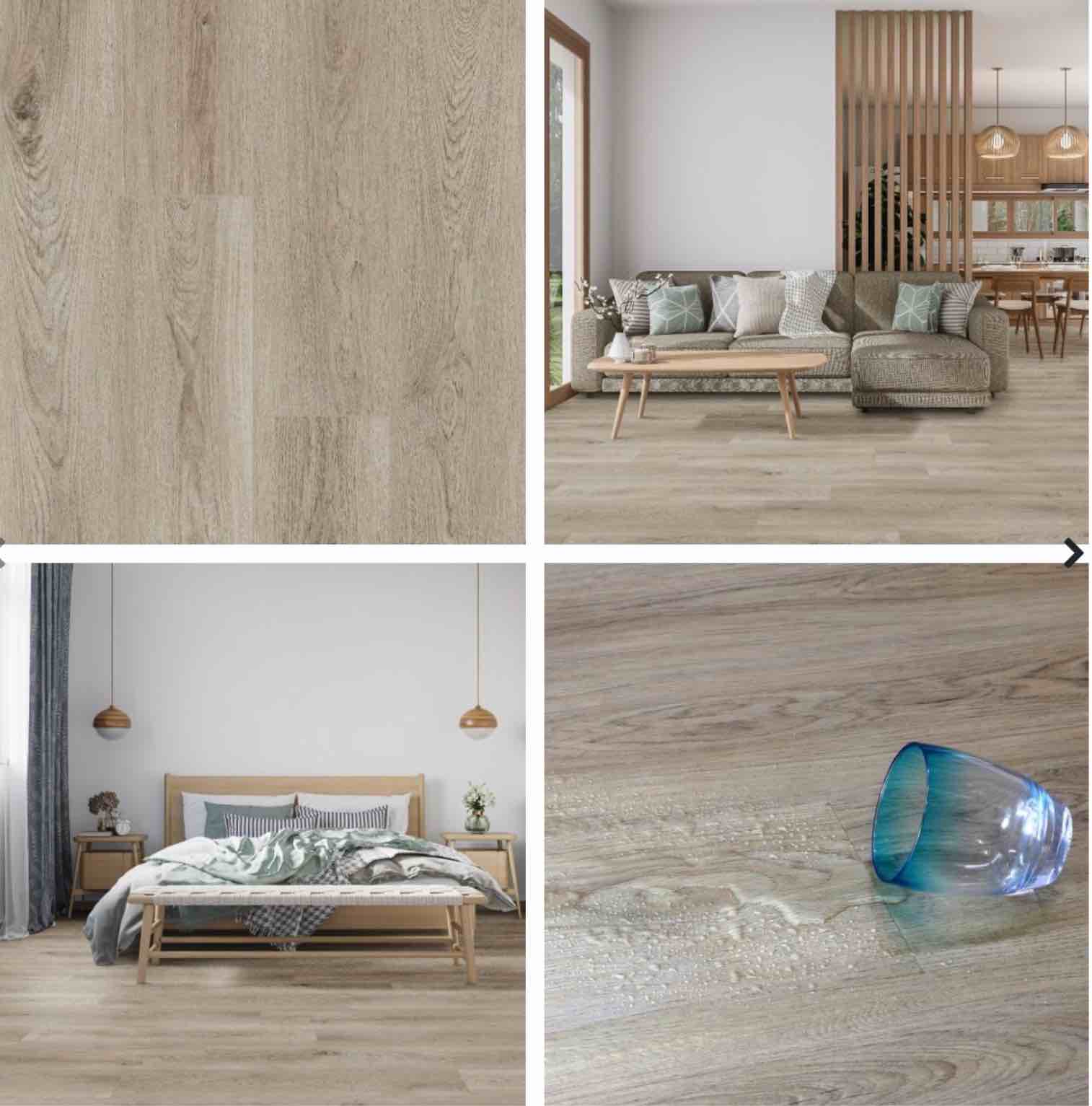 select surfaces scspc0441 hemingway rigid core vinyl plank flooring, 18.60 sq.