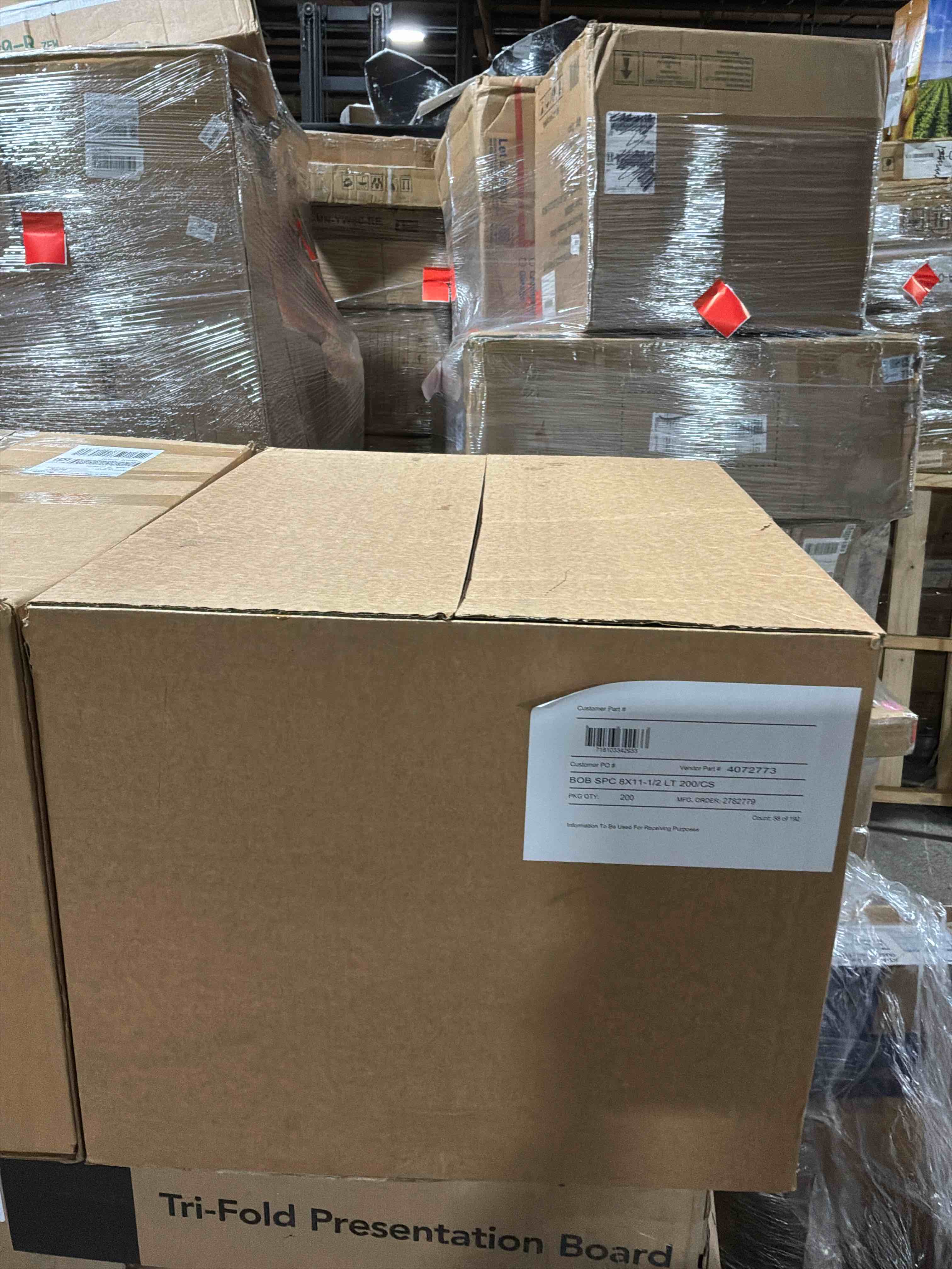 Condition photo showing New/Like New for bob spc 4 x 7 -1/2 lt 500/cs