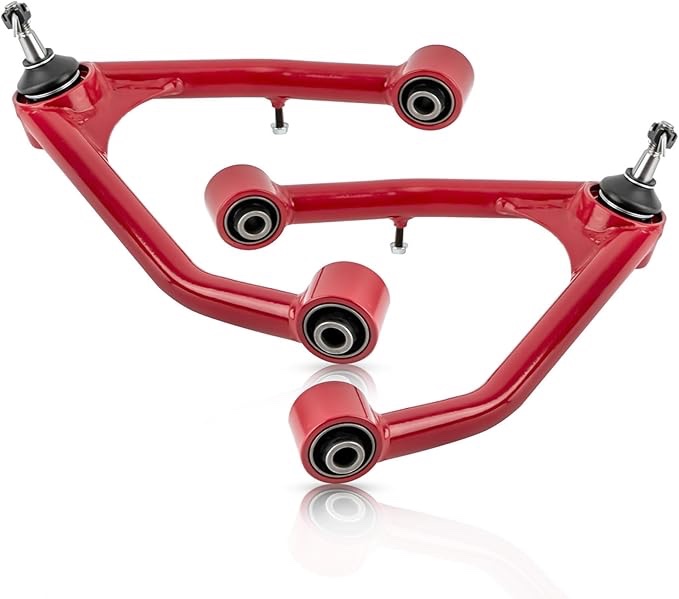 2-4'' Lift Upper Tubular Control Arms Suspension Kit for 2007-2018 Chevy Silverado 1500 Tahoe GMC Sierra 1500 Yukon 2WD 4WD 6-lug wheel only