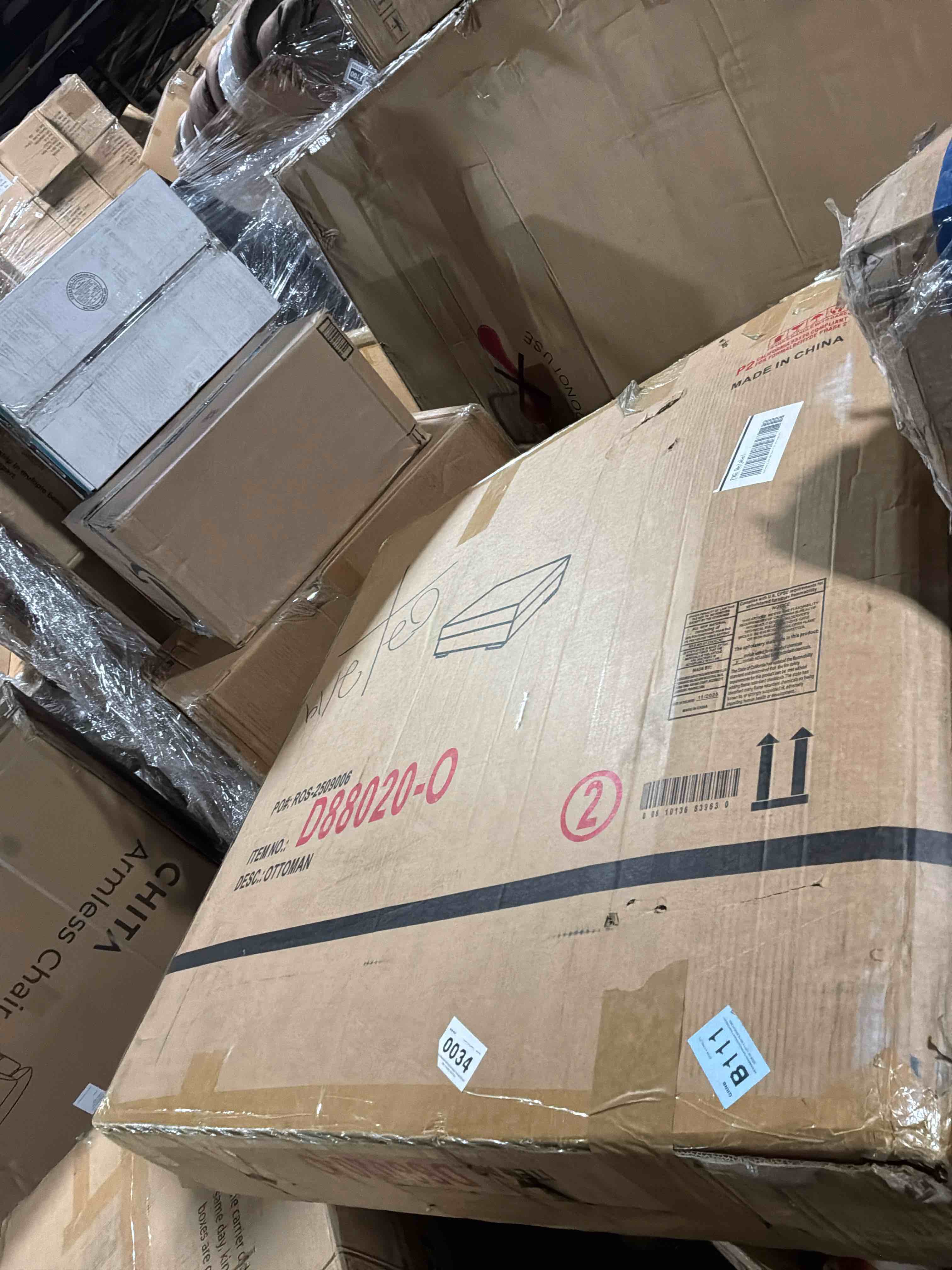 Condition photo showing New/Like New for Bonsell Corduroy Sectional Incomplete 