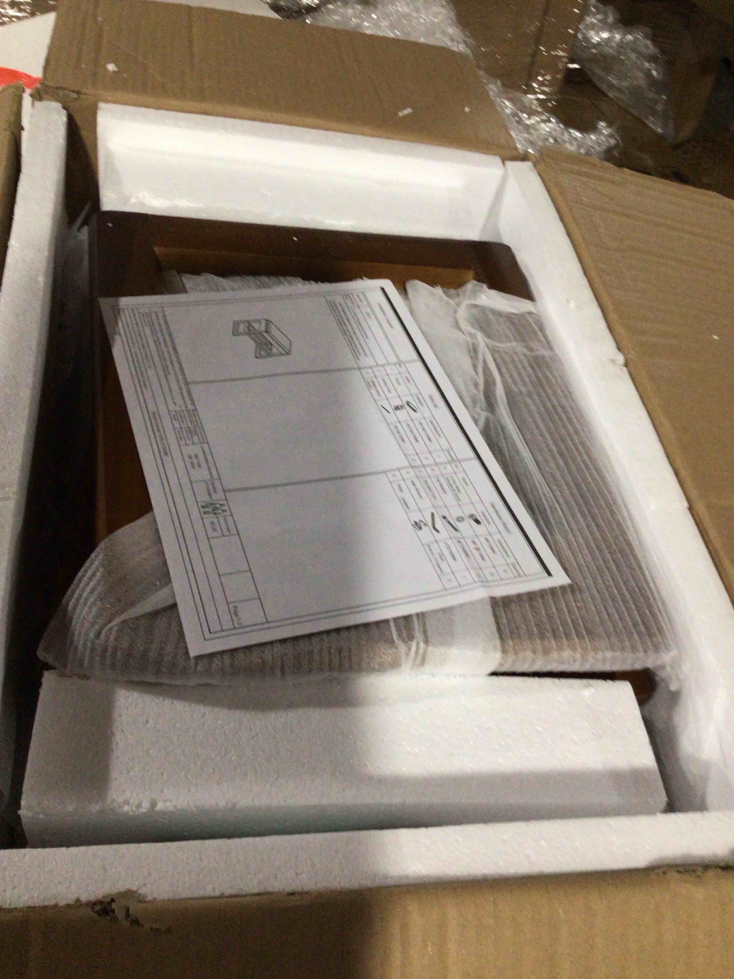 Condition photo showing New/Like New for Shoe Storage Bench, Entryway Shoe Rack with PU Leather Seat 2-Tier Organizer Wooden Bench for Entryway Hallway Living Room - Solid Wood Legs