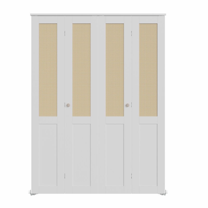 weave And Solid Manufactured Wood Pre-drilled Bi-Fold Door 12 inch