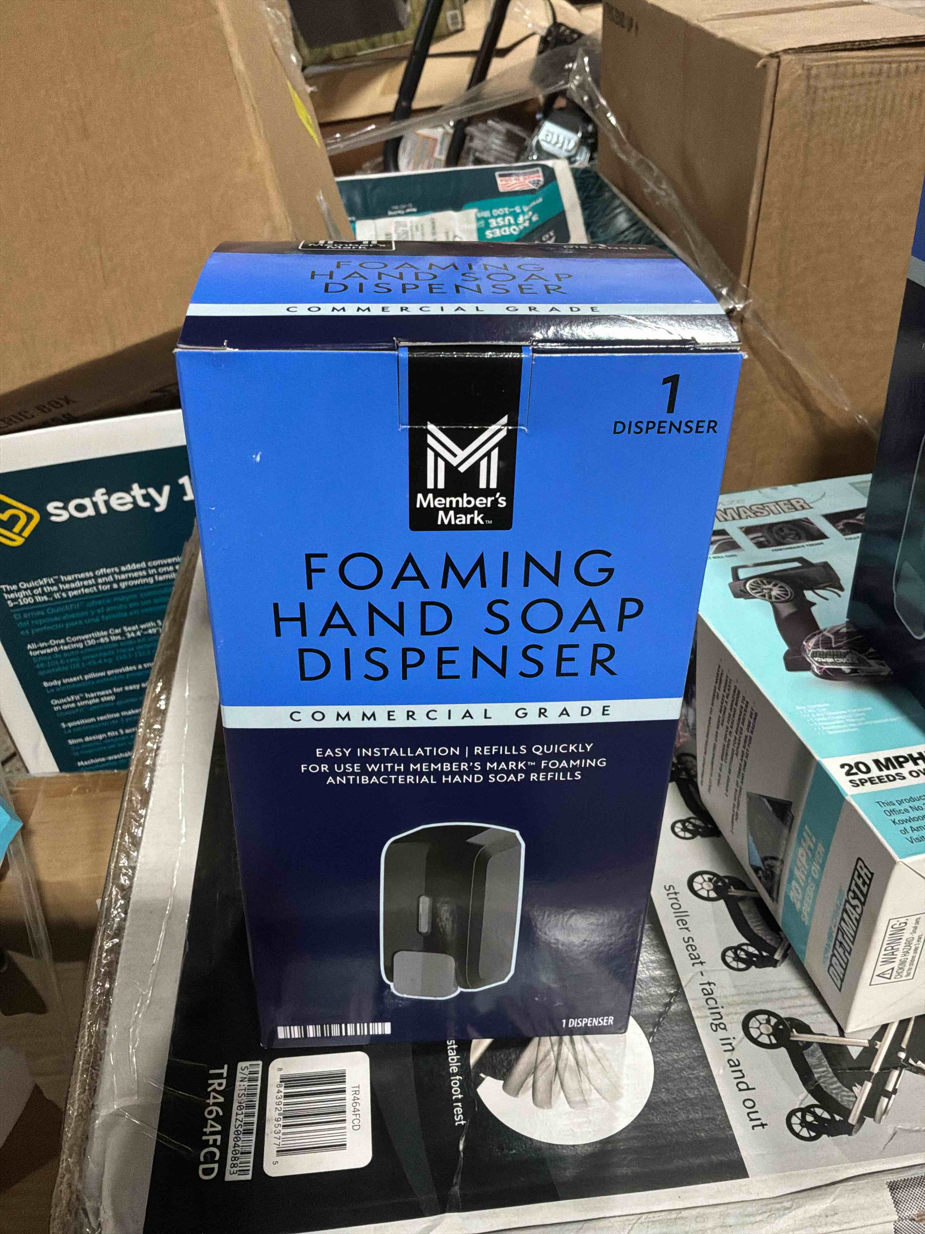 Condition photo showing As Is for members mark foaming hand soap dispenser