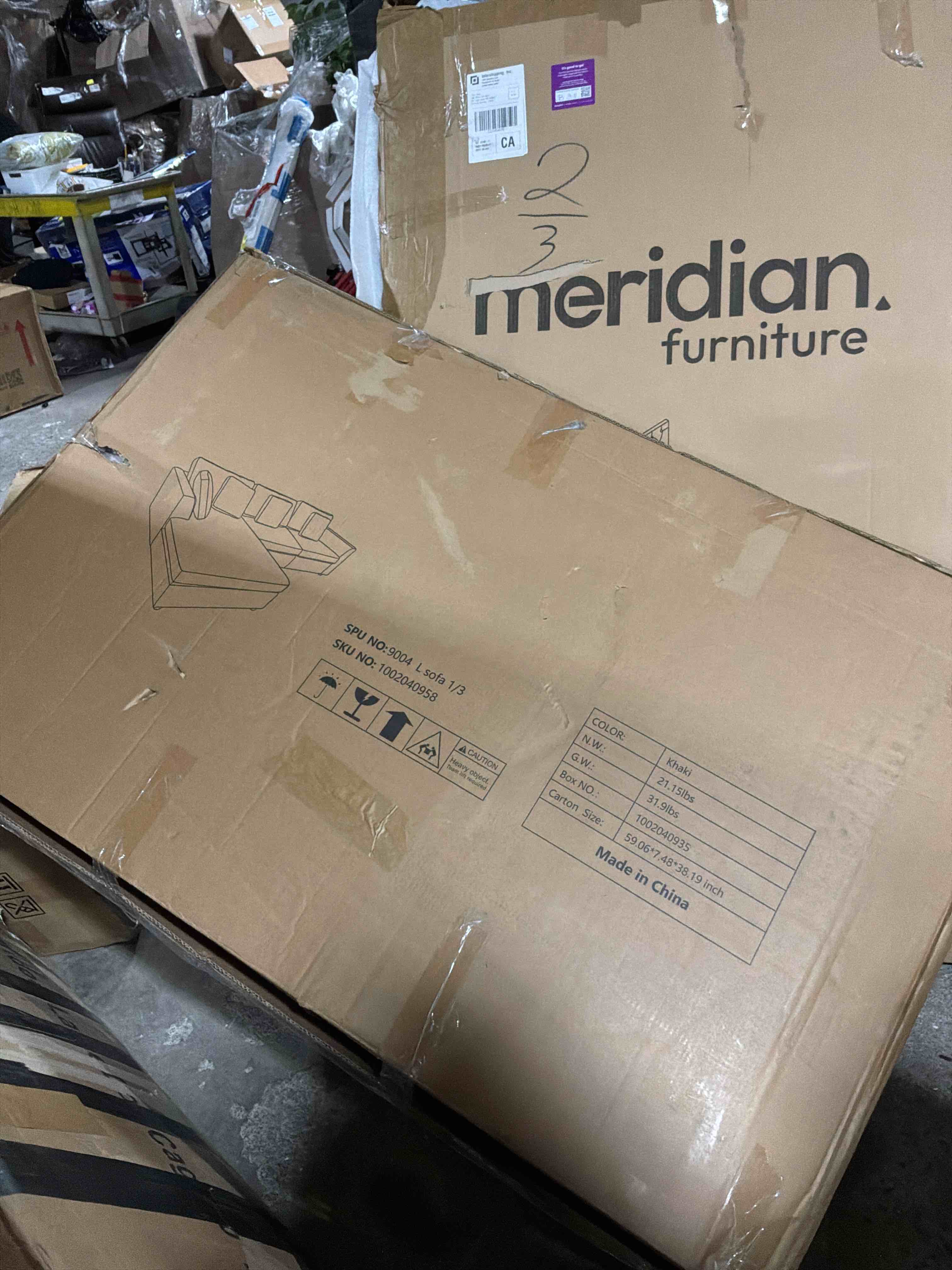 Condition photo showing New/Like New for chaise cushion and hardware 