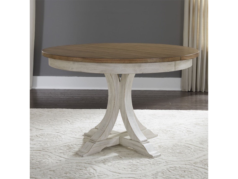 Liberty Furniture Casual Dining Oval Pedestal Table Top 652-T4860 at Klingman's