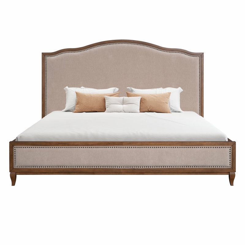 Riverstone Upholstered Bed King/Queen ( Rails Only ) 