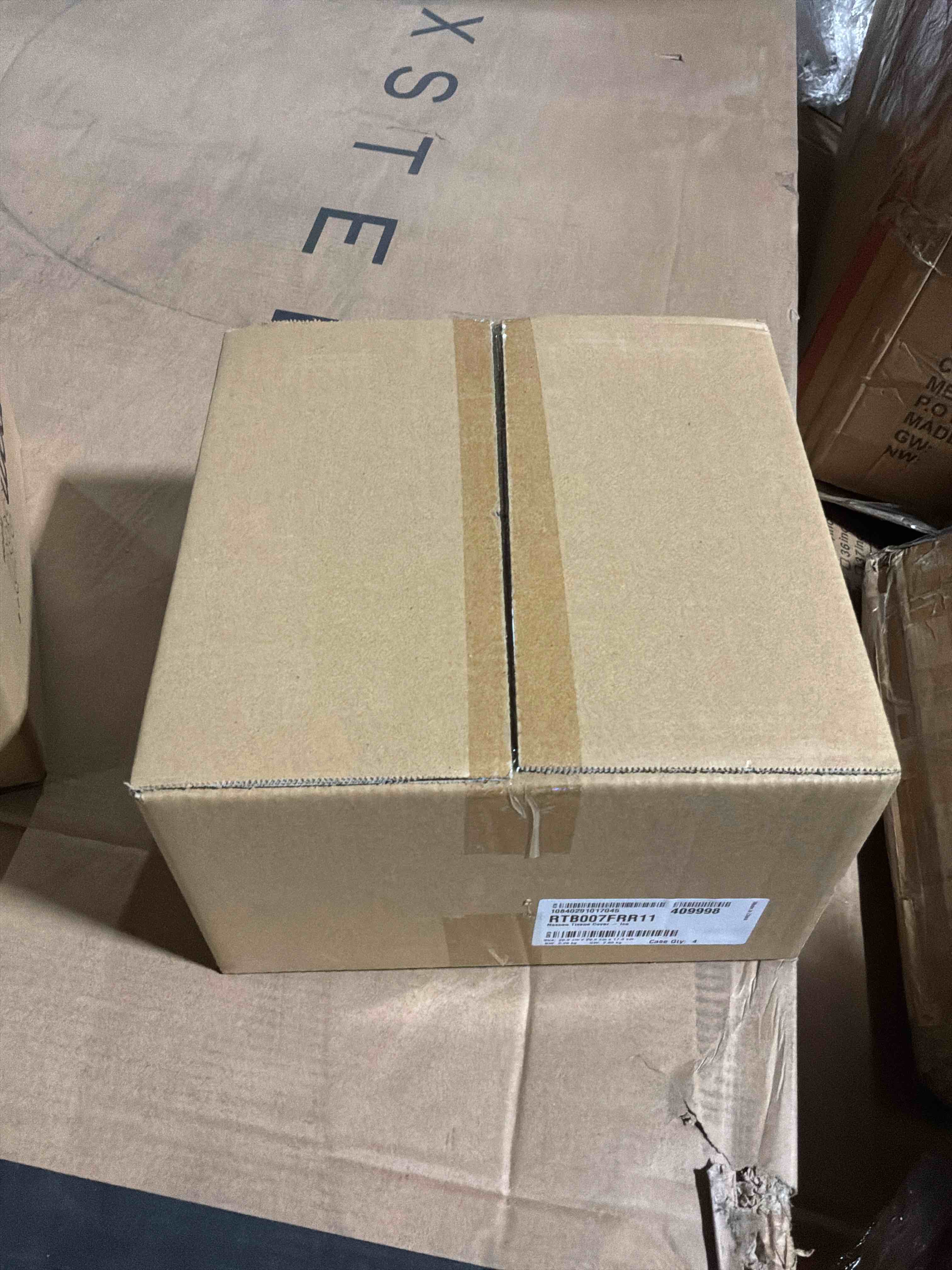 Condition photo showing New/Like New for box of 4 led ice bucket 3.5l large capacity, inner outer double layer, filter hole design, luminous flux pp material multi color changing ice bucket,bar home ktv parties, square 2 layer