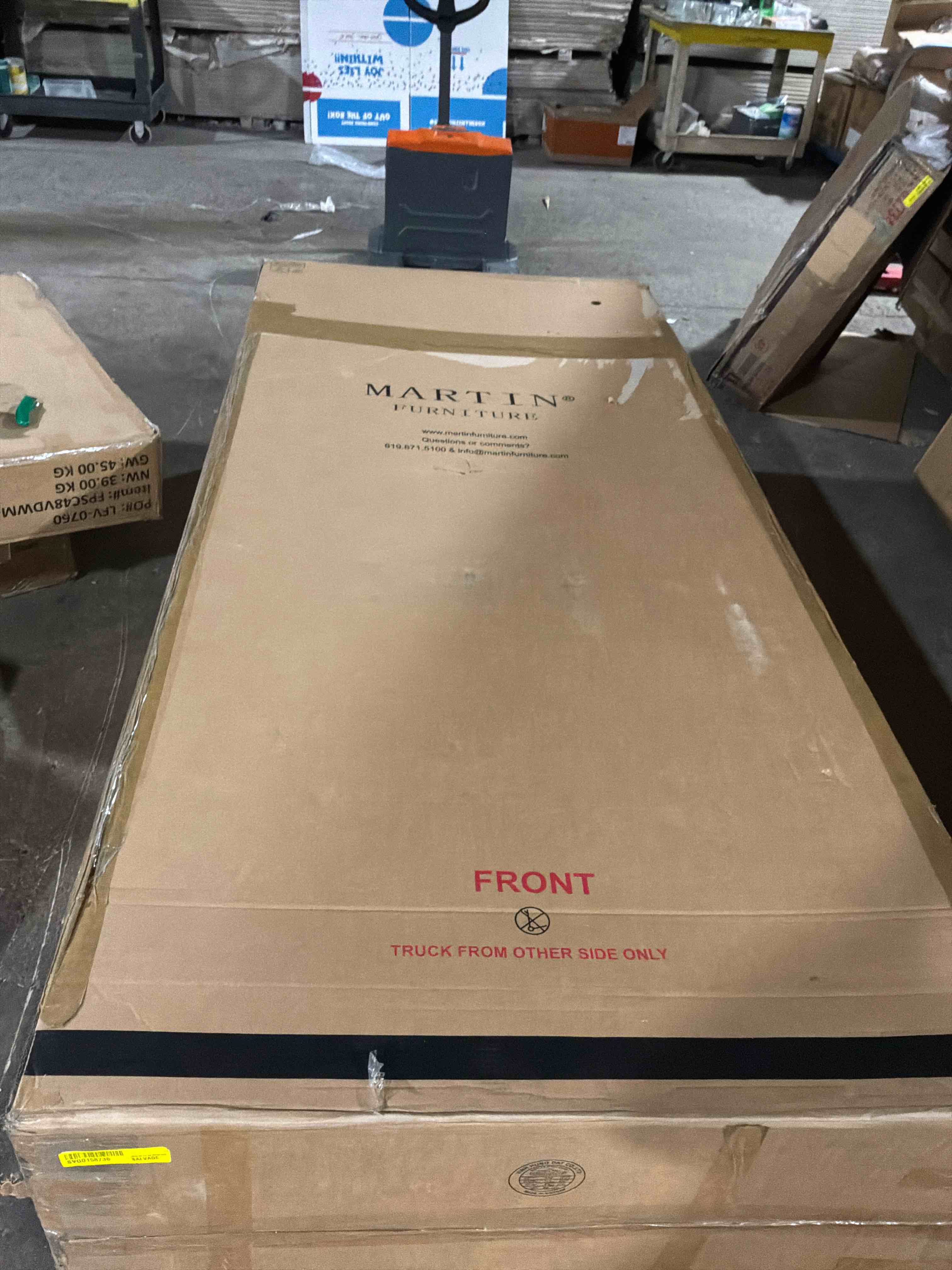 Condition photo showing New/Like New for 94” stratton open bookcase 