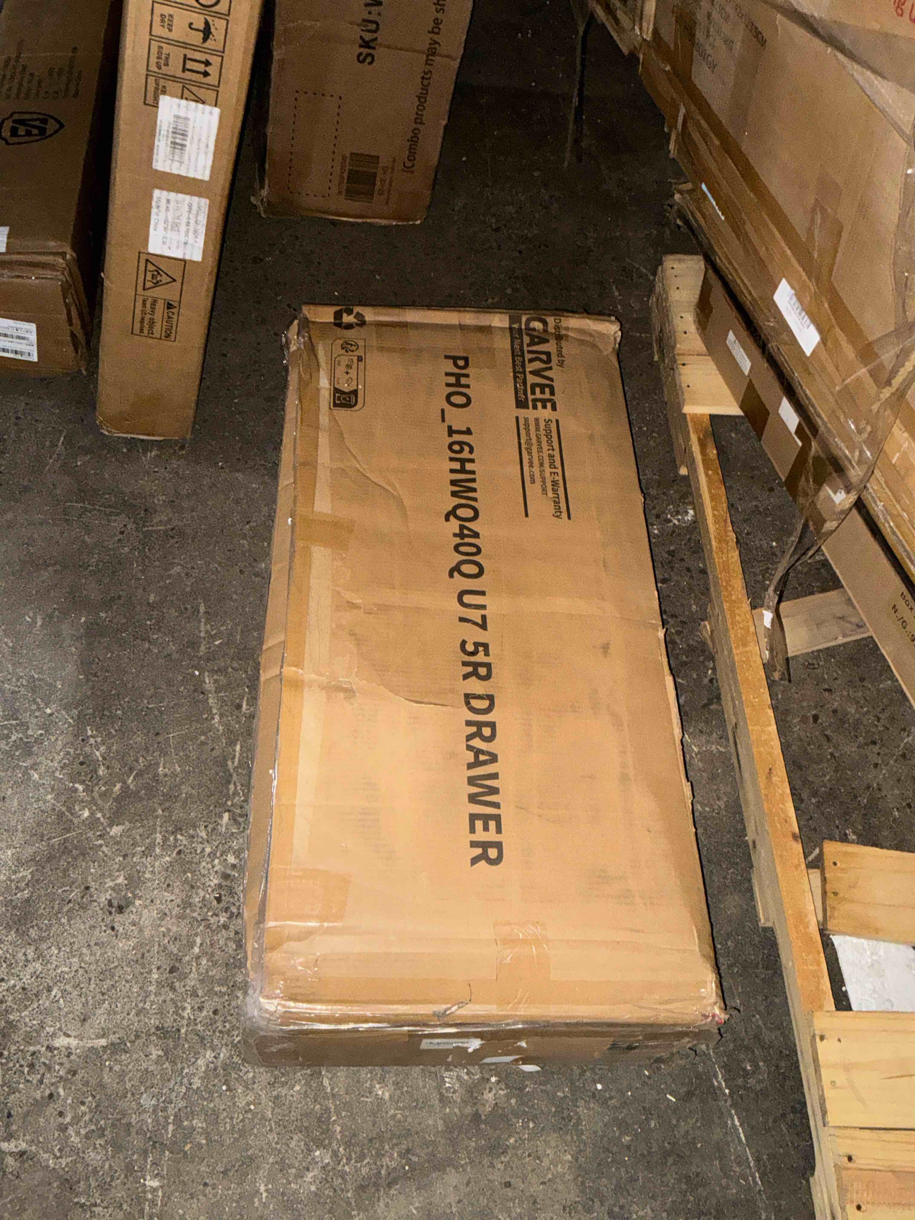 Condition photo showing Good Condition for garvee 5 drawer dresser for bedroom, rattan chest of drawers with deep