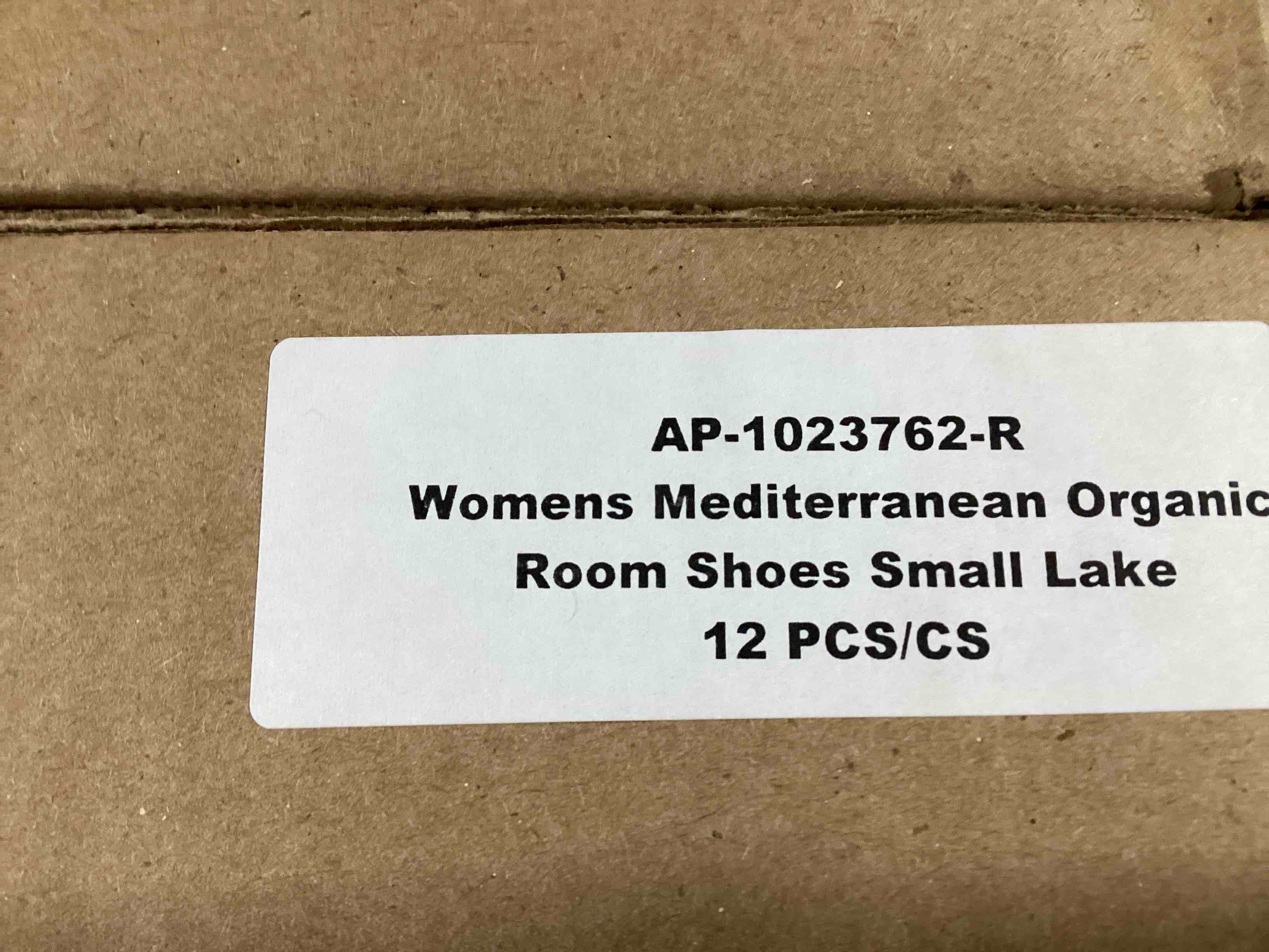 Condition photo showing New/Like New for women’s mediterranean, organic room shoes small lake