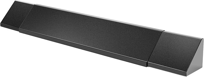 adjustable fireplace hood & heat deflector – 28 to 48 inch fireplaces hood heat smoke guard shield mantel protects from heat damage (black)